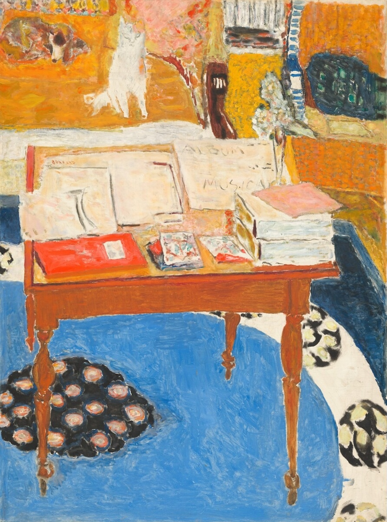 作業机 by Pierre Bonnard - 1926/1937年 - 121.9 x 91.4 cm 