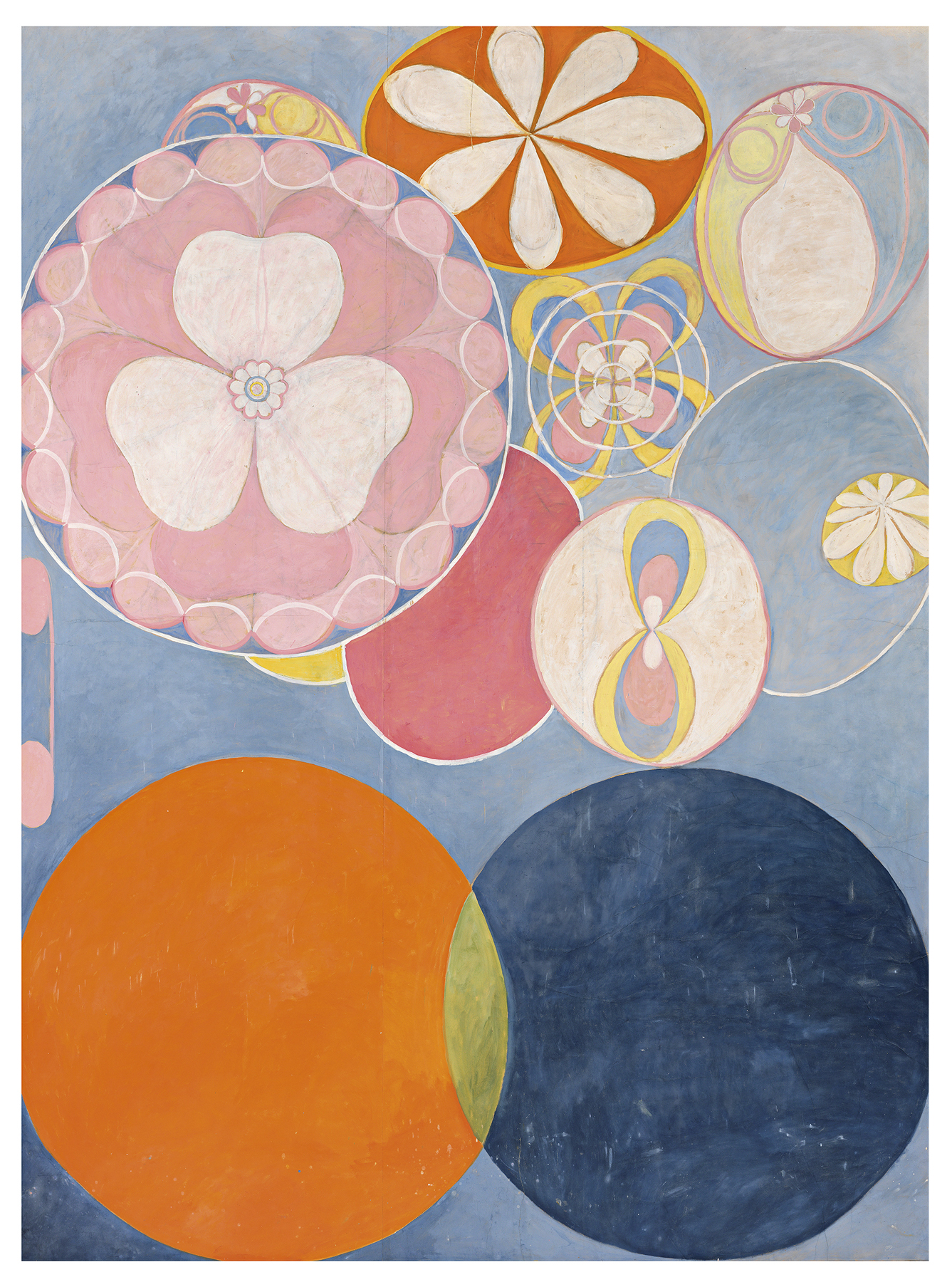 Die zehn Größten, Gruppe IV Nr. 2, Kindheit by Hilma af Klint - 1907 - 315 × 234 cm Private Sammlung