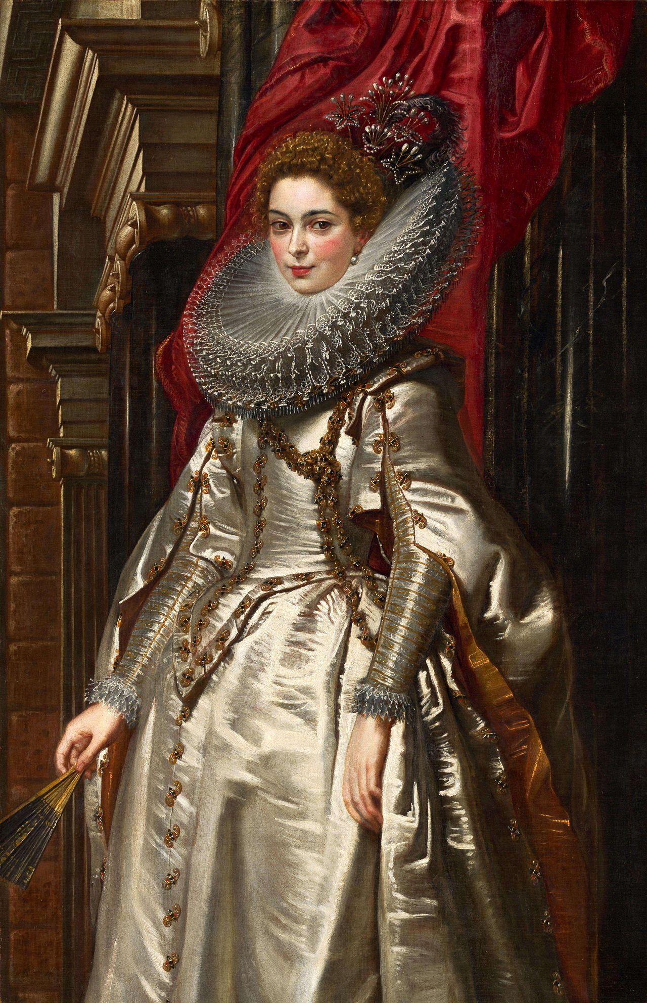 مارکیز بریگیدا اسپینولا-دوریا by Peter Paul Rubens - ۱۶۰۶ - ۱۵۲.۲ × ۹۹ سانتی‌متر 
