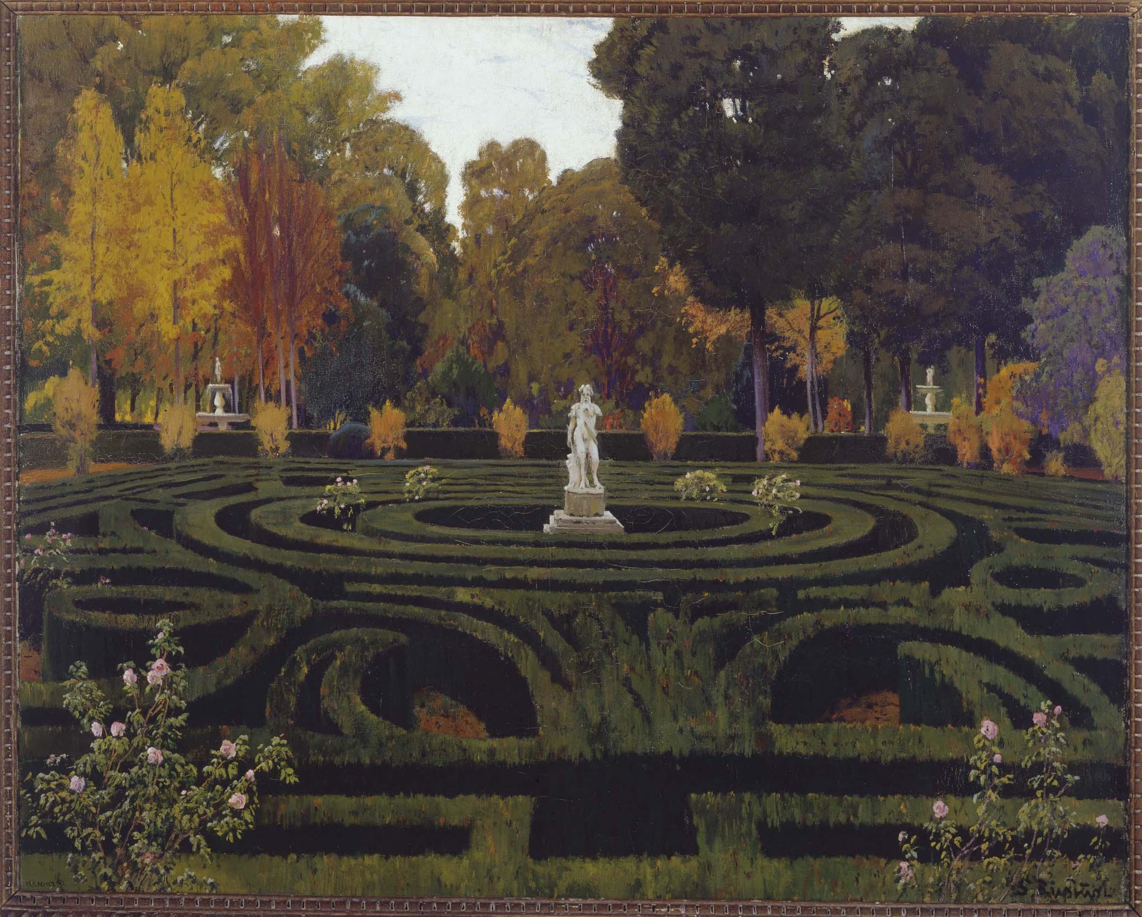 Старый фавн by Santiago Rusiñol - 1911 - 118 x 146 см 