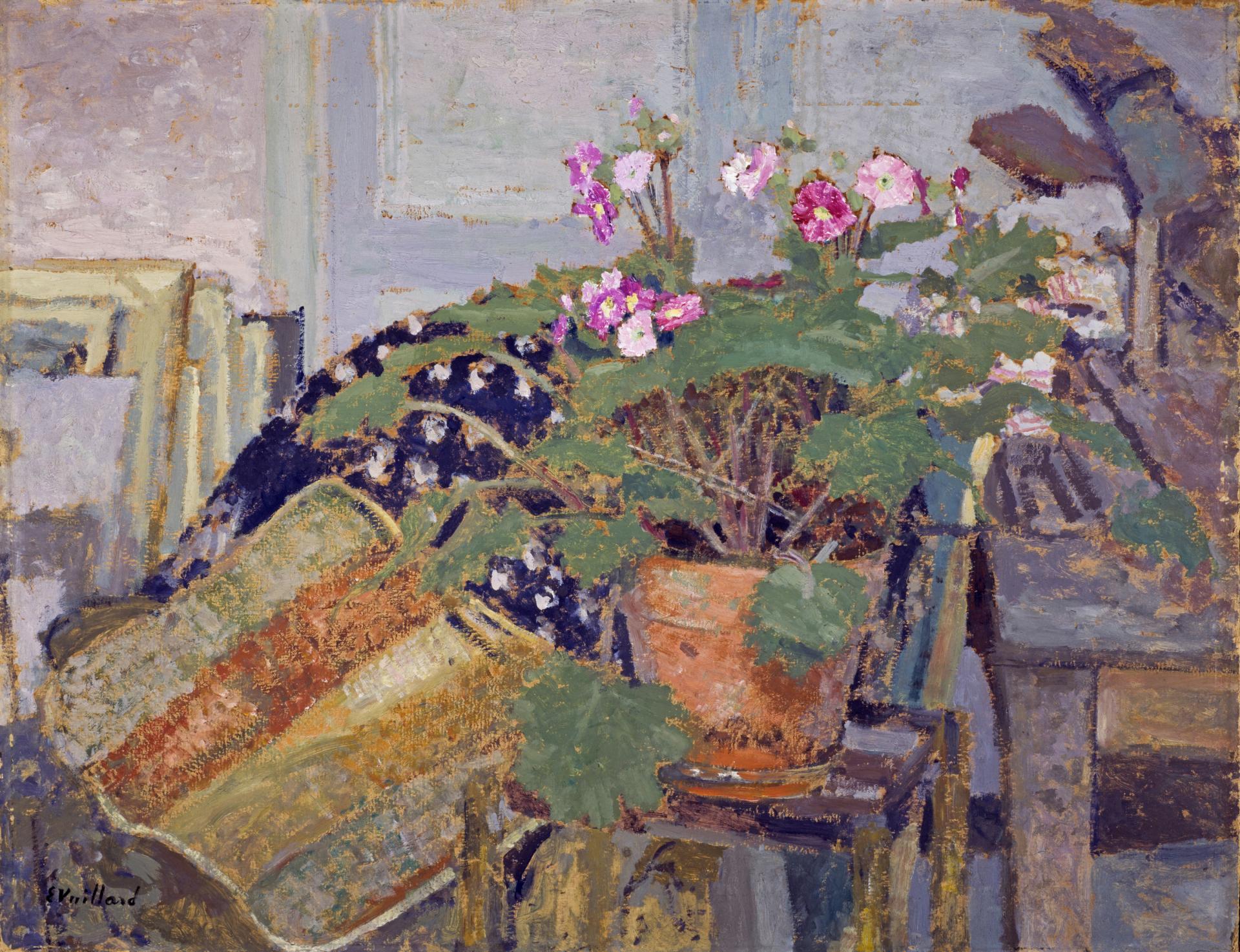 盆花 by 爱德华 维拉德 - c. 1900-1901 - 48.50 x 62 cm 苏格兰国家美术馆