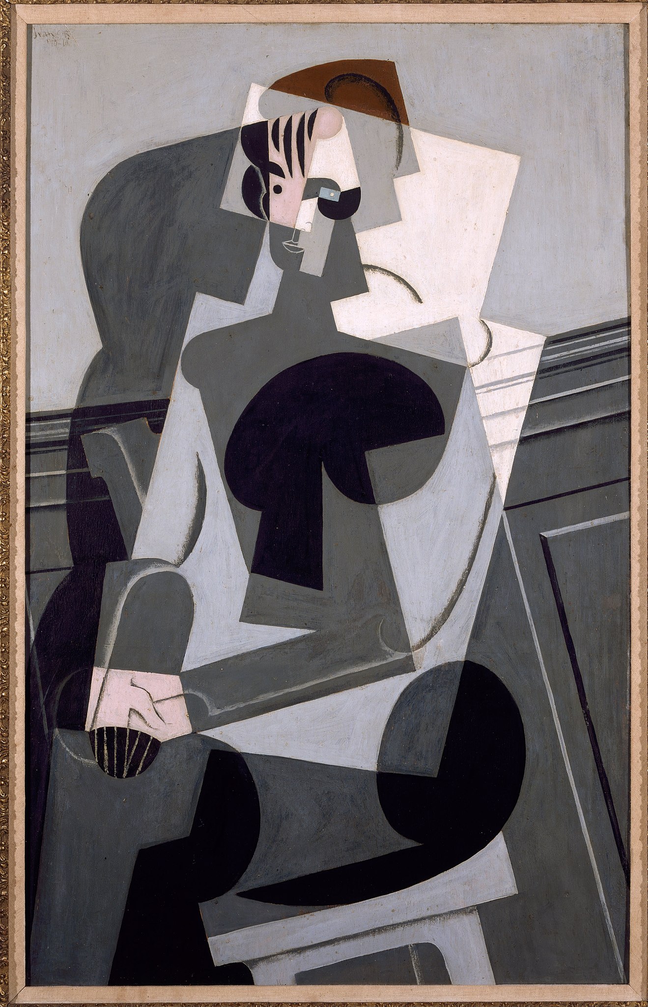 Portrait of Josette Gris by Juan Gris - 1916 - 97 x 140.5 cm Museo Nacional Centro de Arte Reina Sofia