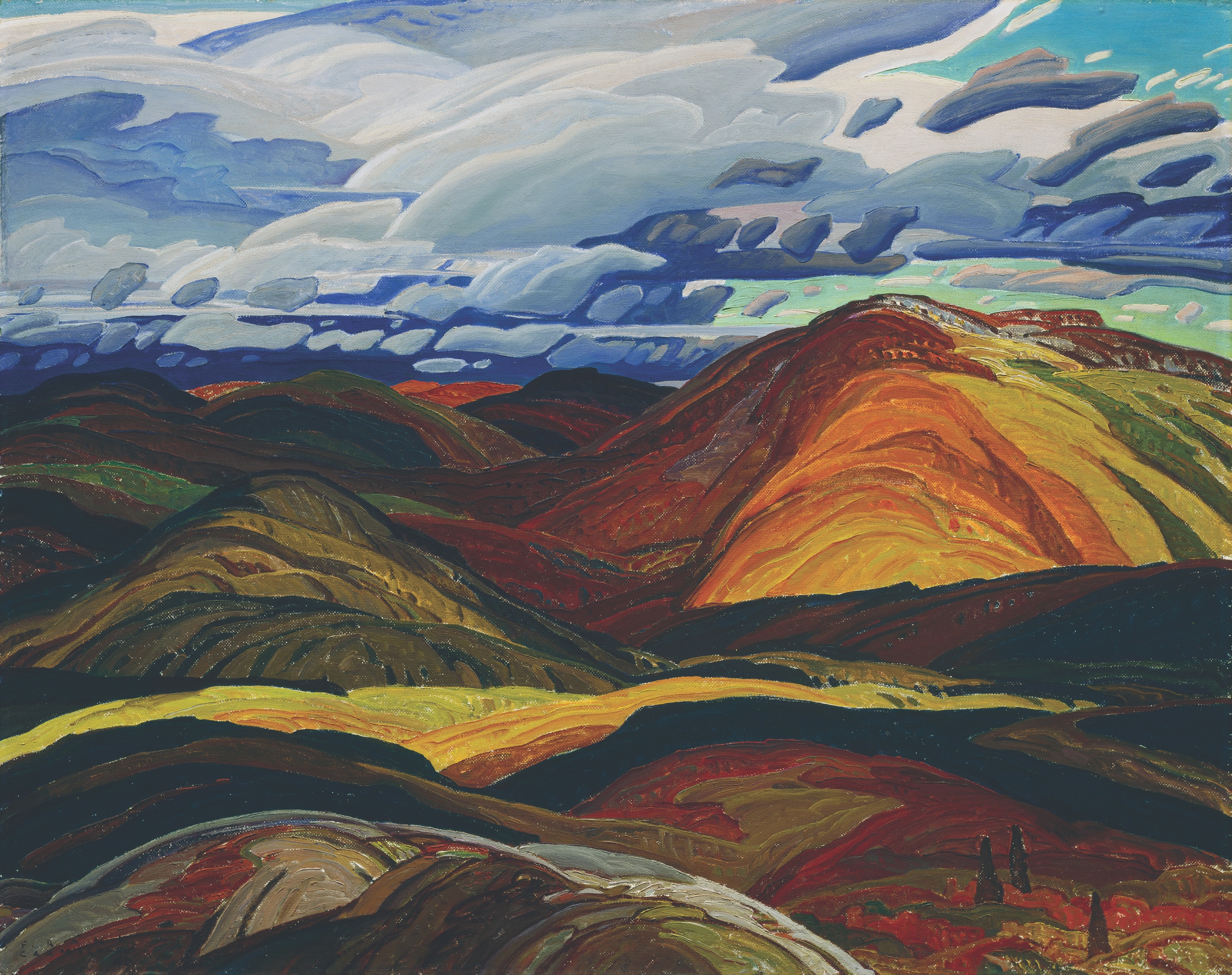 خريف by Franklin Carmichael - 1940 - 96.5 × 122 سم 