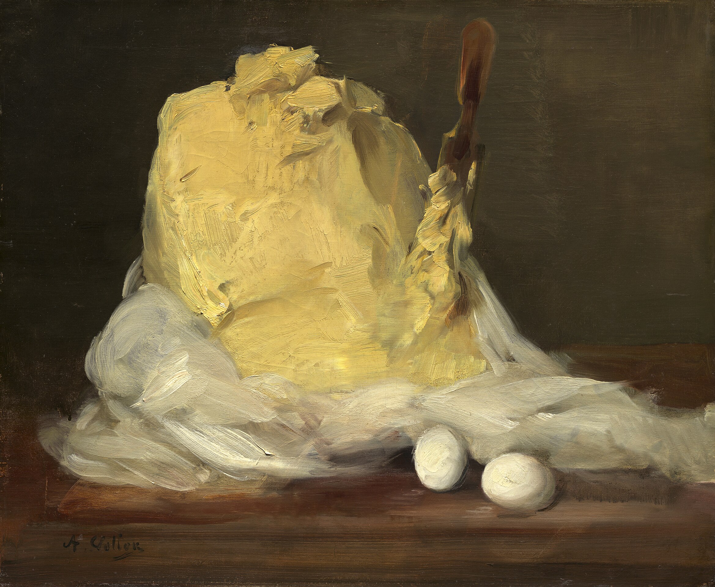 Grămadă de unt by Antoine Vollon - 1875–85 - 50.2 × 61 cm 