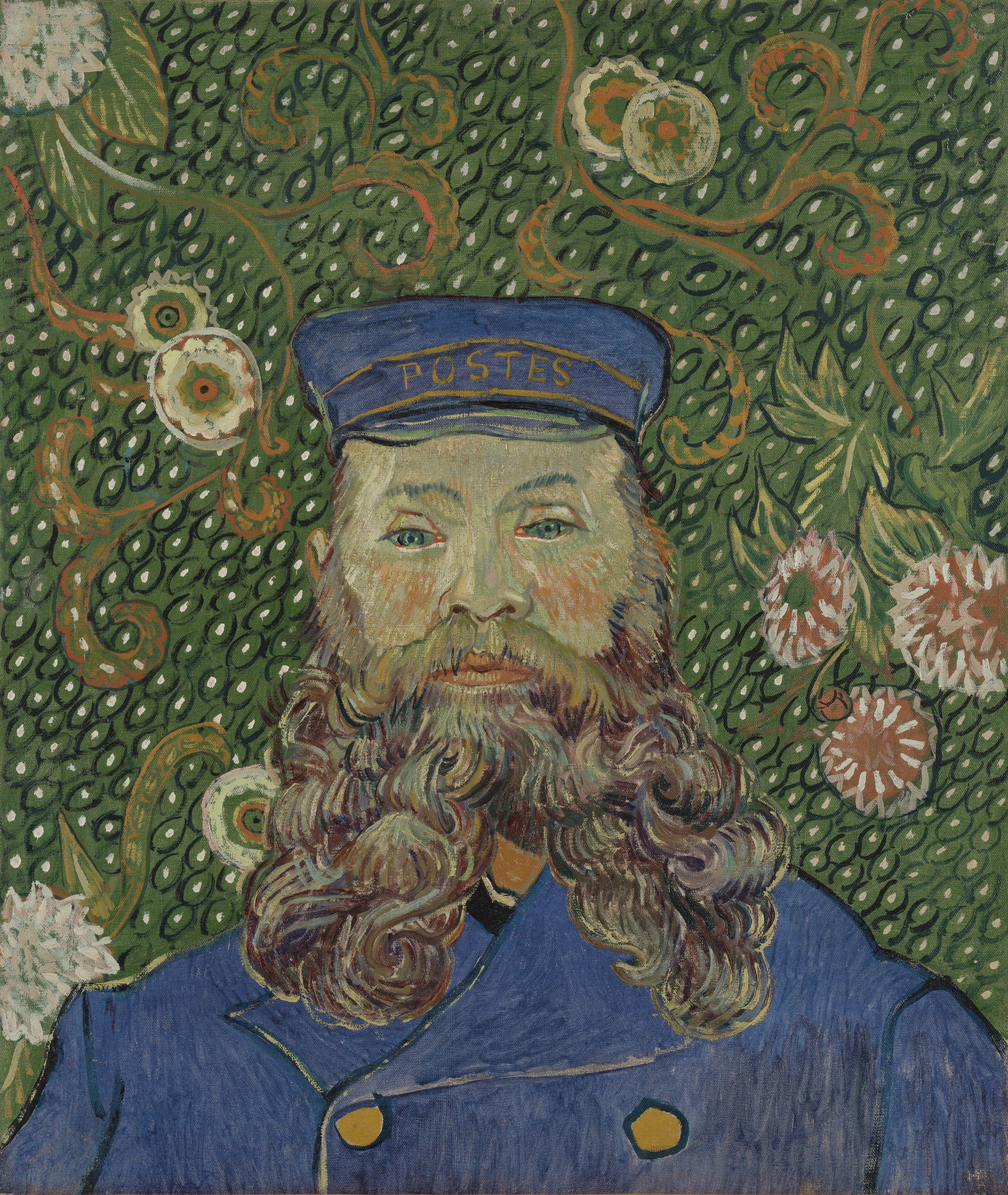 Ritratto di Joseph Roulin by Vincent van Gogh - 1889 - 55,2 x 64,4 cm Museum of Modern Art