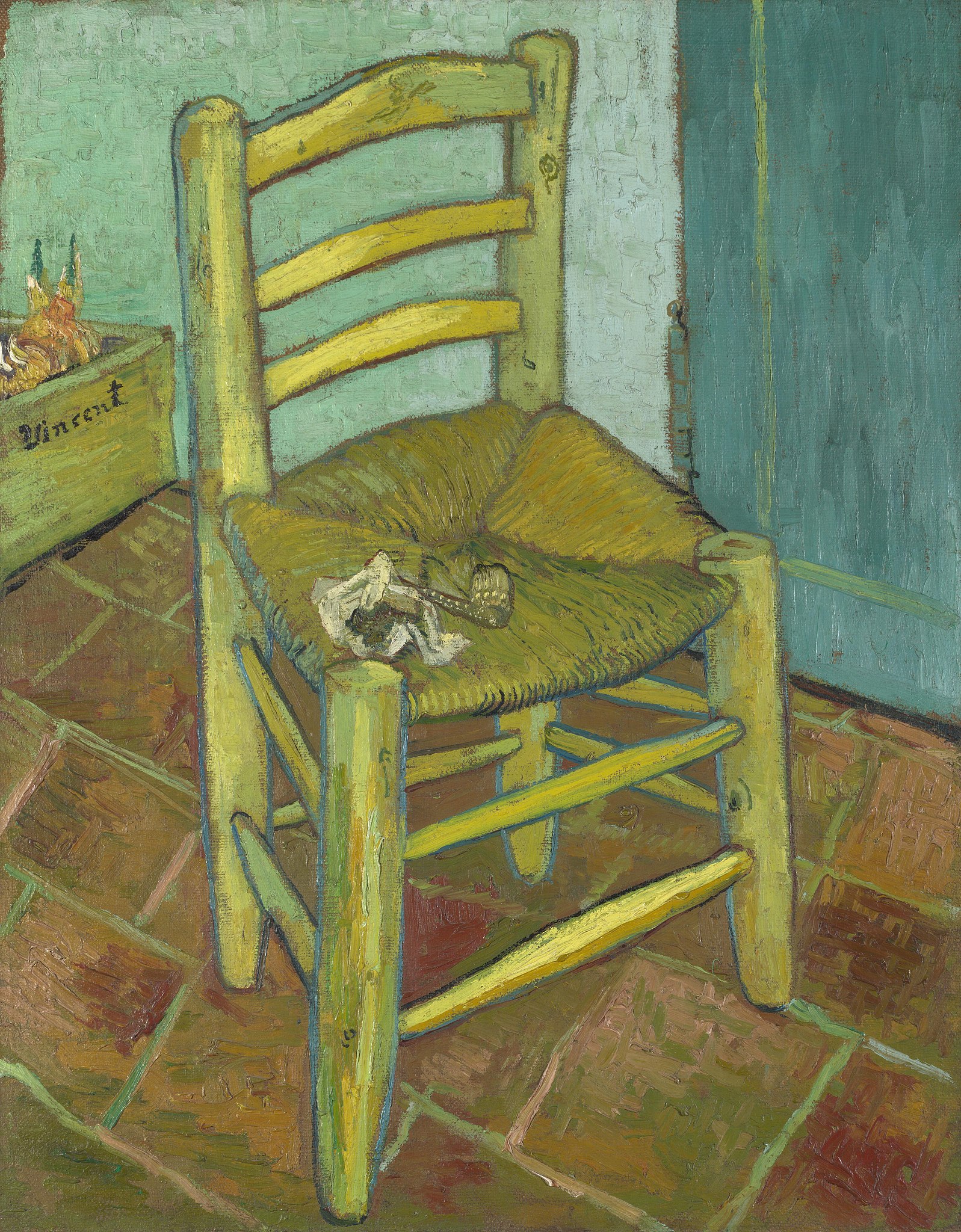 La chaise de Van Gogh by Vincent van Gogh - 1888 - 91.8 × 73 cm 