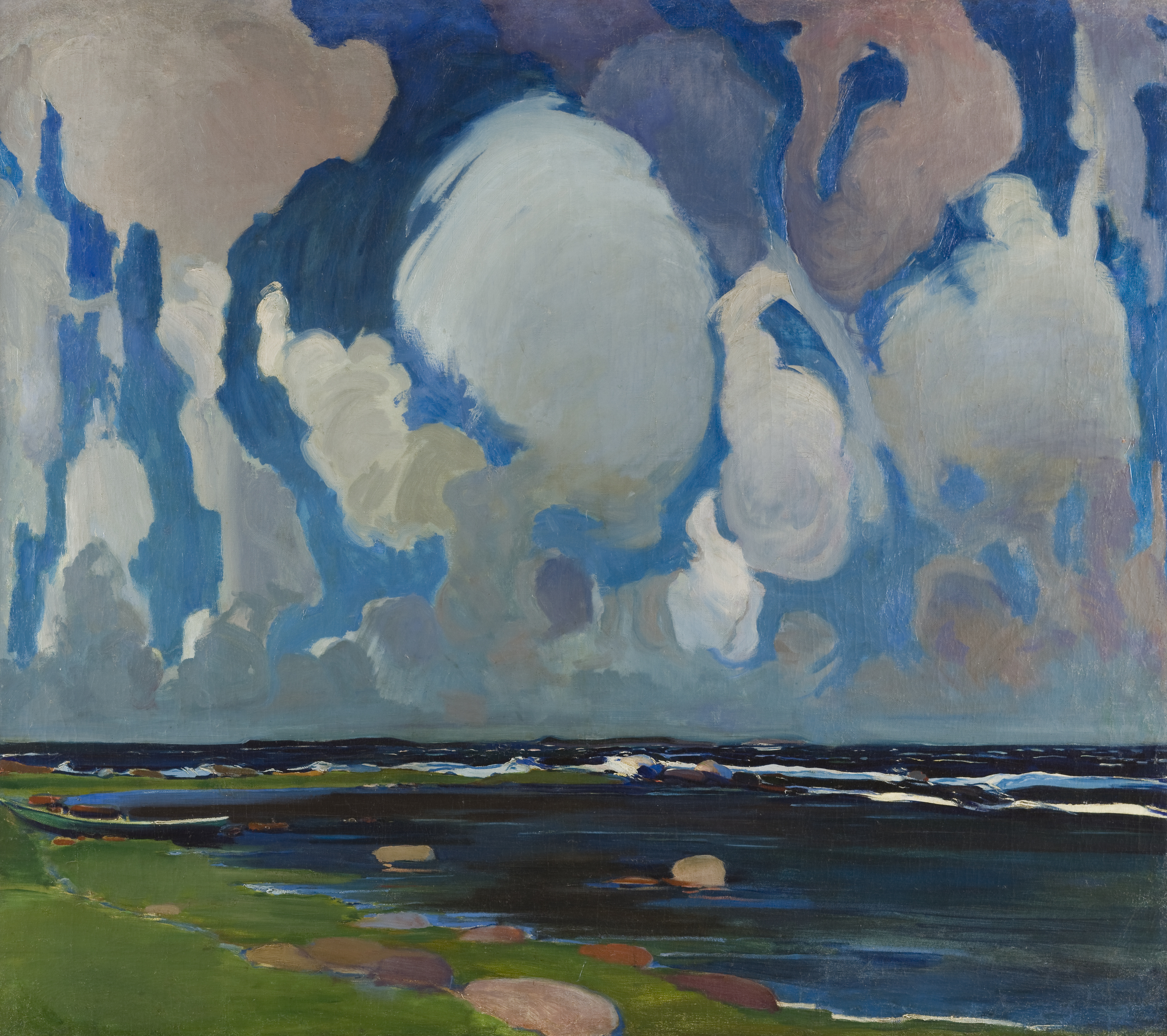 Σύννεφα στη Φινλανδία by Konrad Krzyżanowski - 1908 - 110 x 124 εκ. 