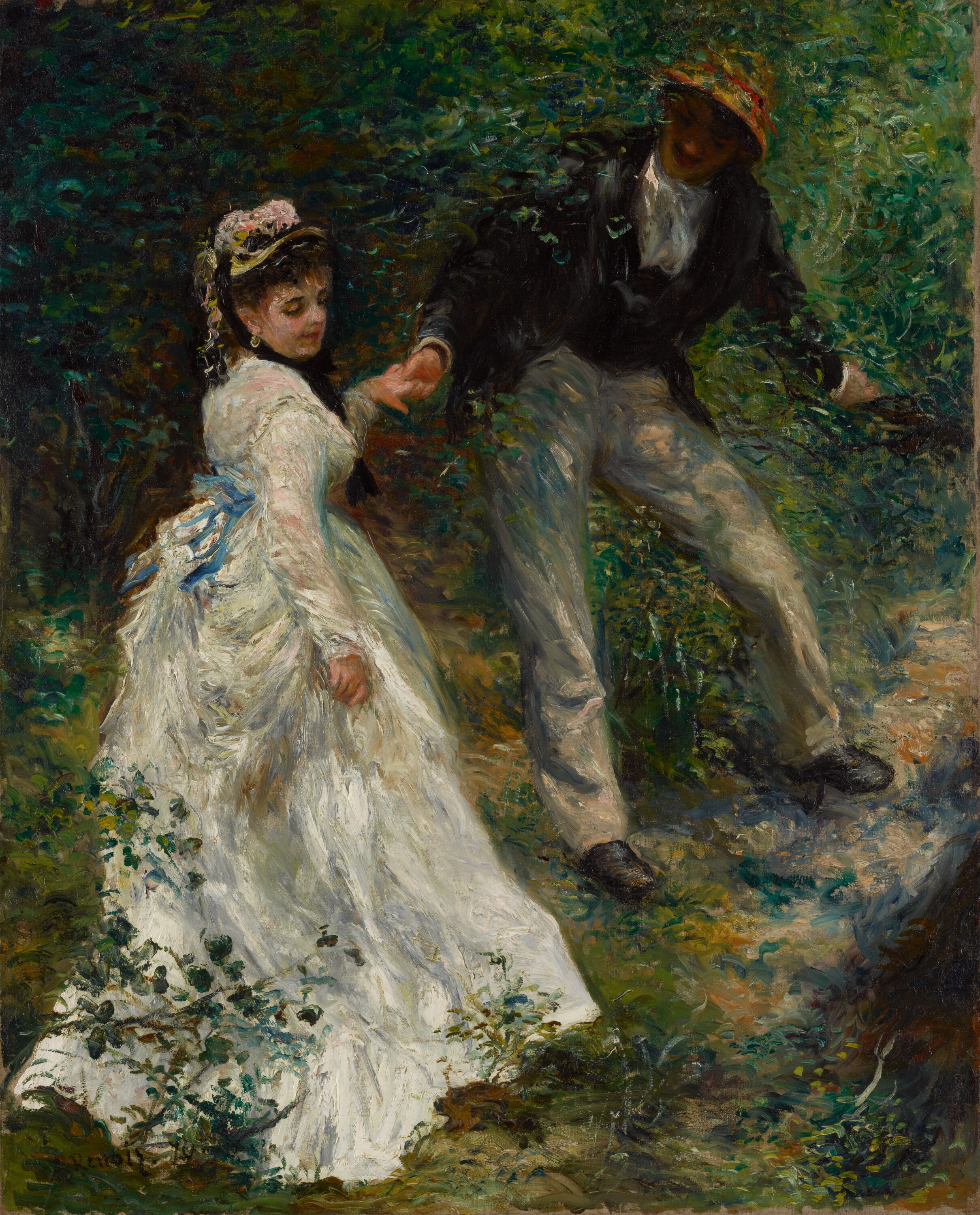 Прогулка by Pierre-Auguste Renoir - 1870 - 81.3 × 64.8 см 