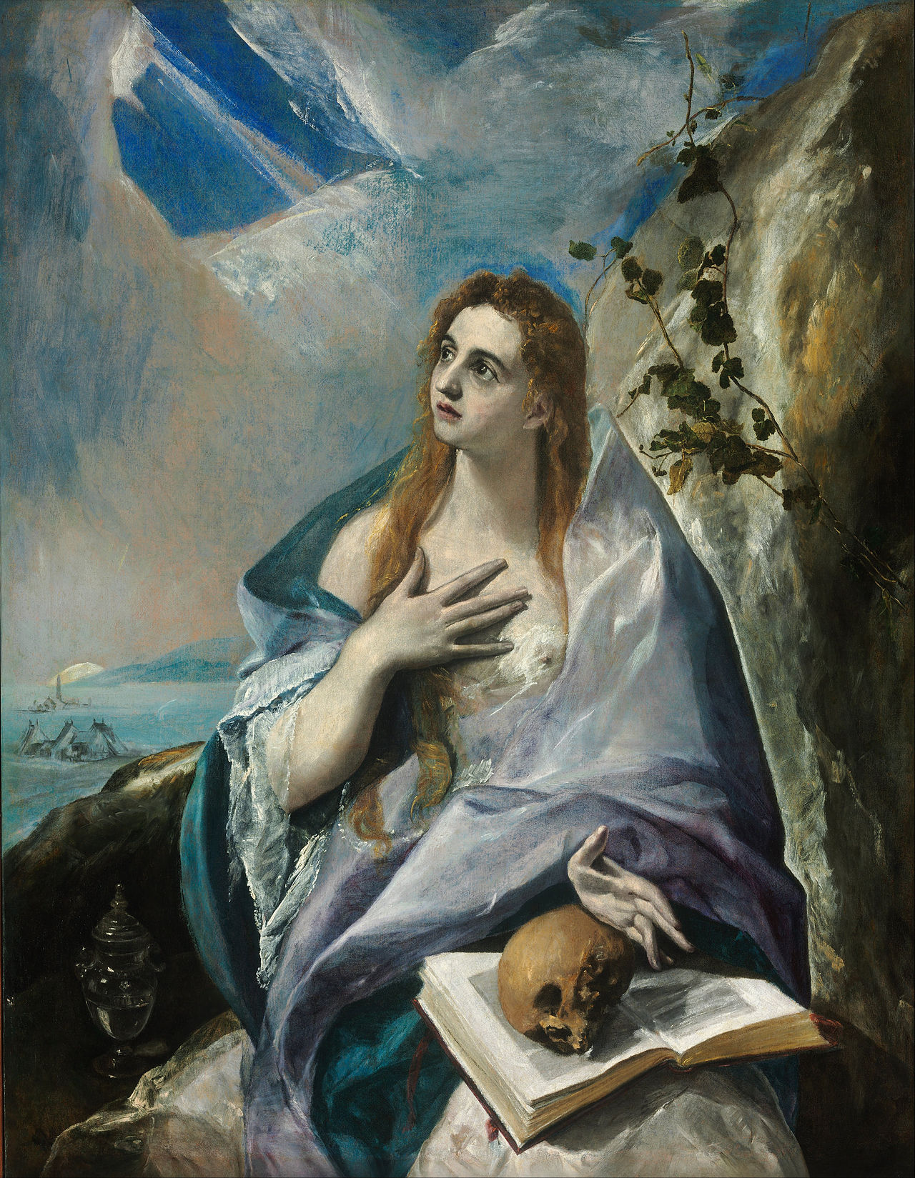 The Penitent Mary Magdalene by El Greco - 1576–1577 - 156.5 x 121 cm Szépművészeti Múzeum