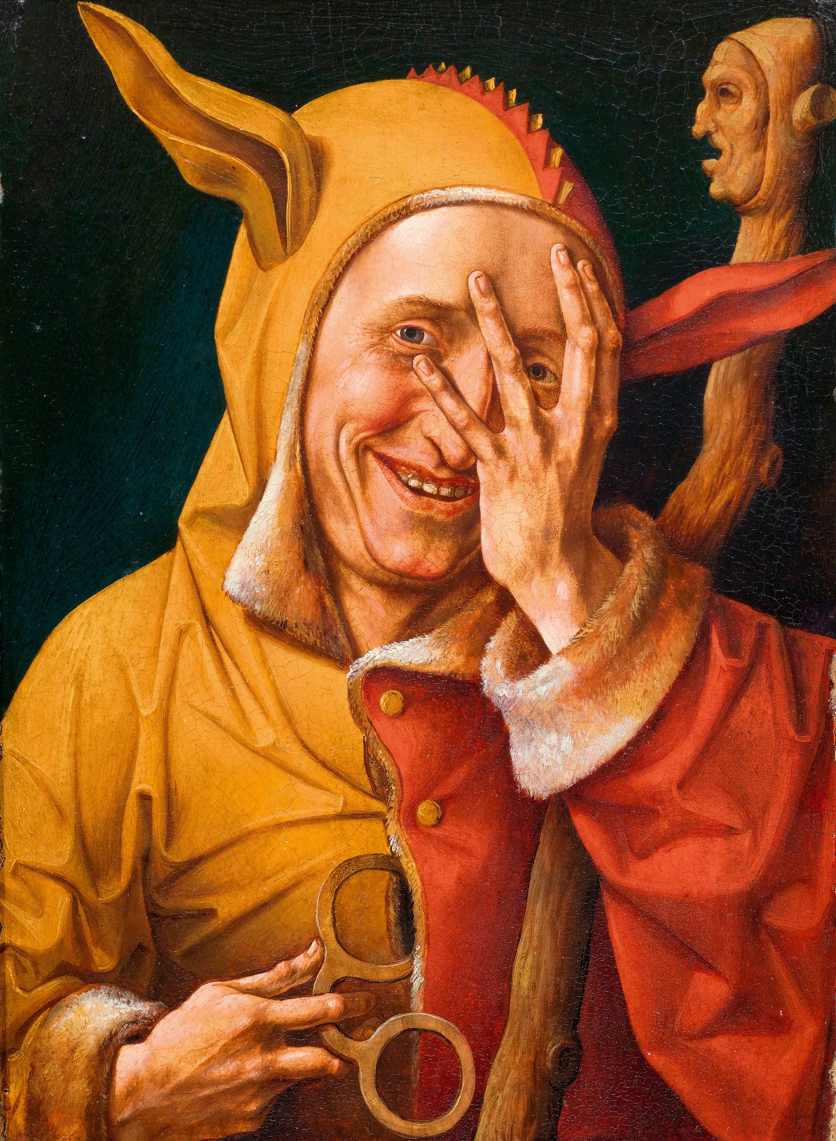 ジェスターの肖像 by  Master of 1537 - c. 1550 - 33.9 x 24.6 cm 