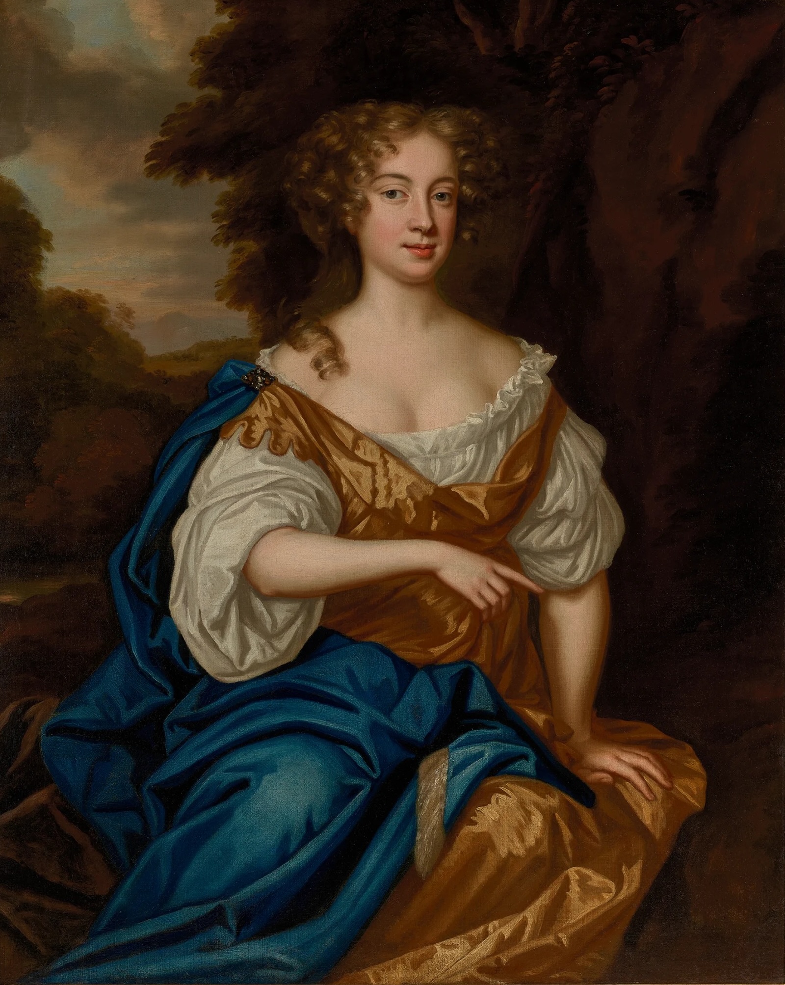 安妮·苏富比 by 玛丽 比尔 - 1676–77 - 126.9 × 104厘米 泰特英国美术馆