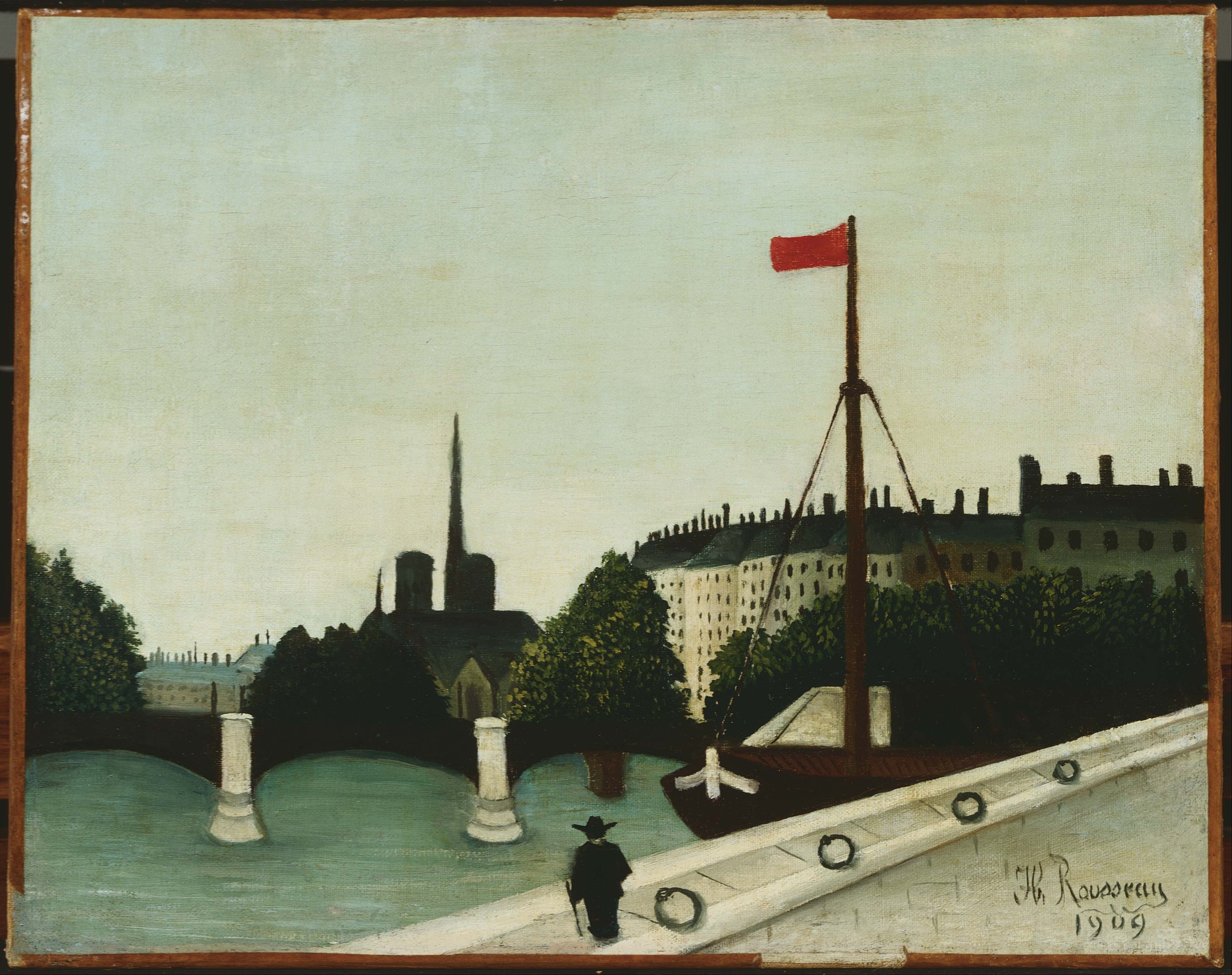 ノートルダム by Henri Rousseau - 1909年 - 41 x 32.7 cm 