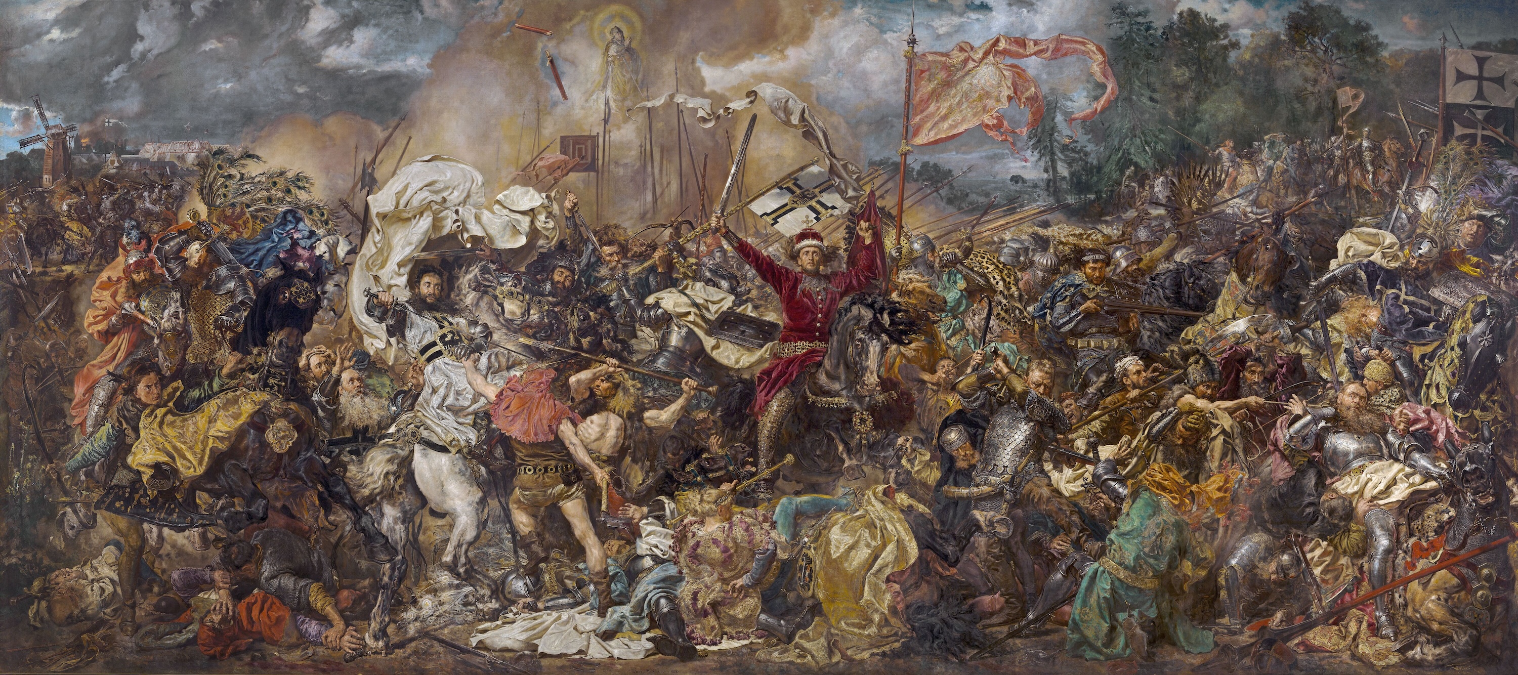 Битва під Грюнвальдом by Jan Matejko - 1878 - 426 х 987 см 