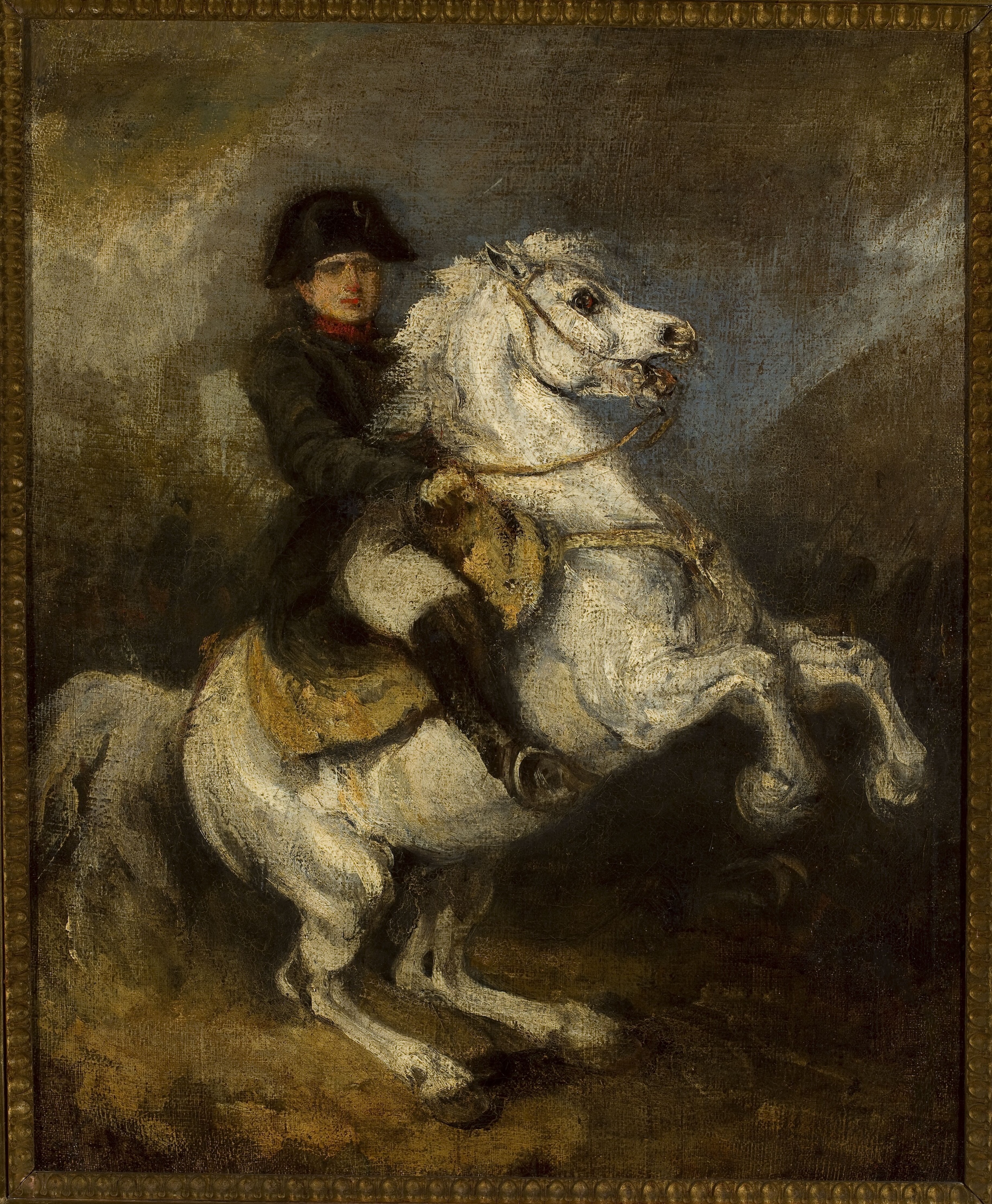 Наполеон на коні by Piotr Michałowski - 1835 - 1837 - 70 х 57.7 см 