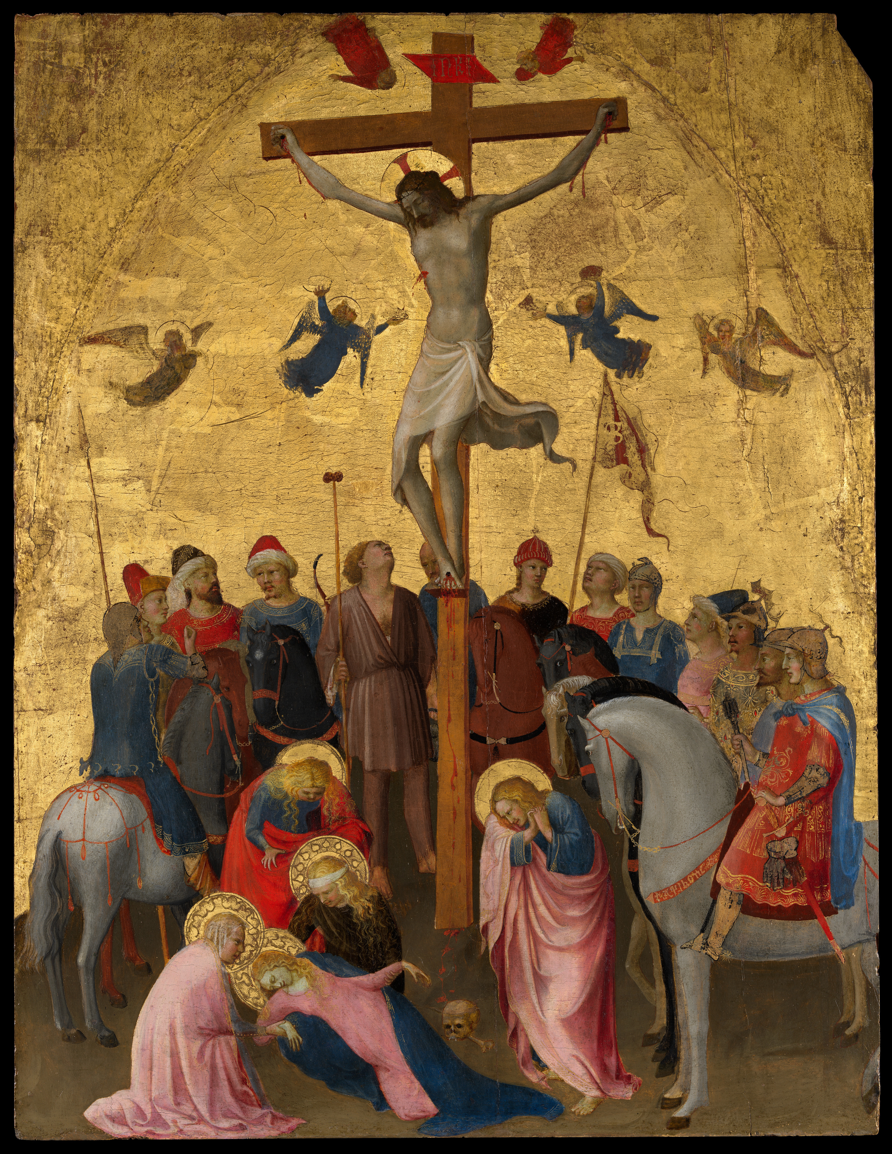 A Crucificação by Fra Angelico - c. 1420–23 - 63,8 x 48,3 cm 