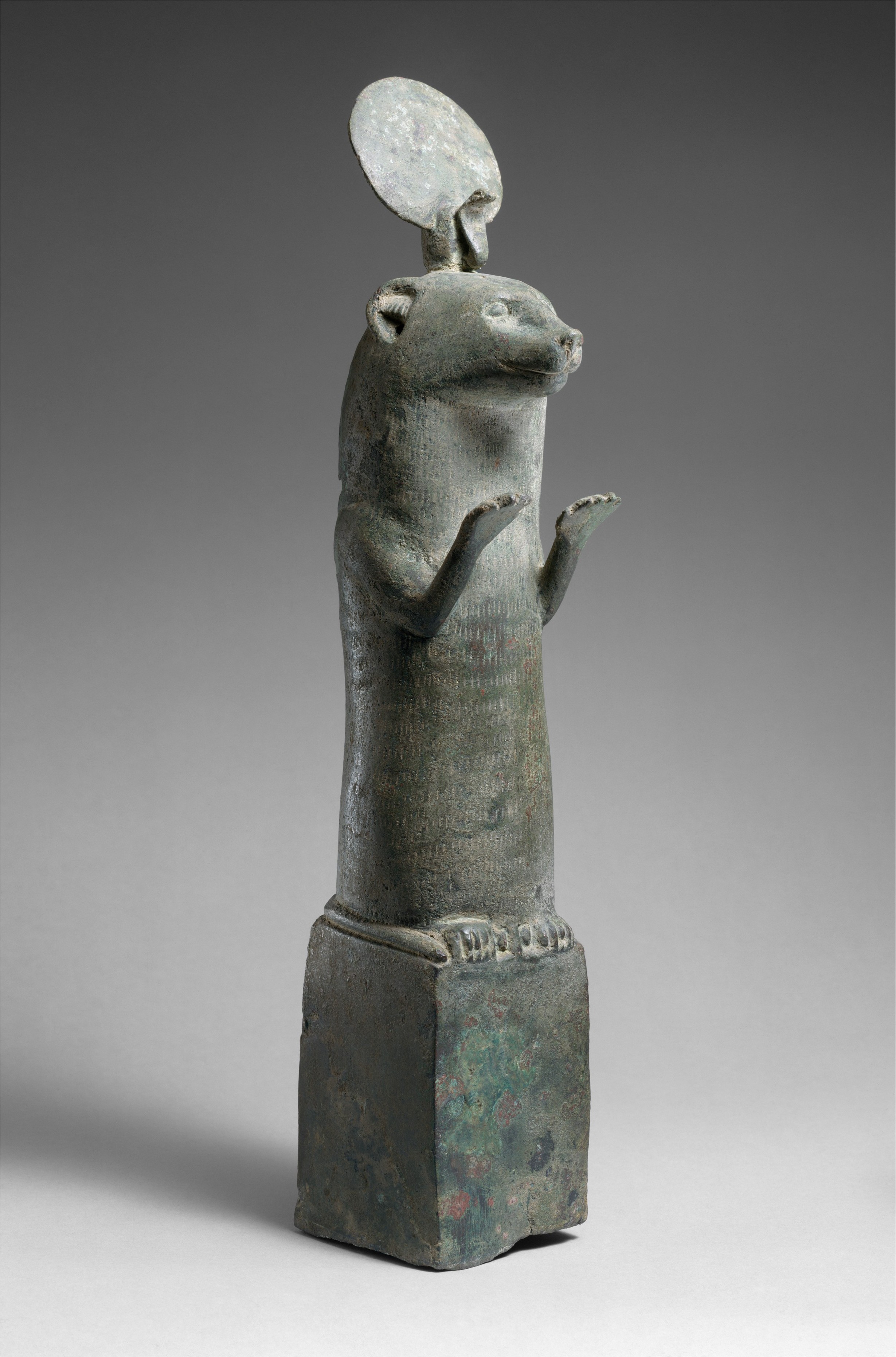 Mangustenfigur by Unbekannter Künstler - 664 – 30 vor Christus - 45,5 x 8,3 x 12,4 cm Metropolitan Museum of Art