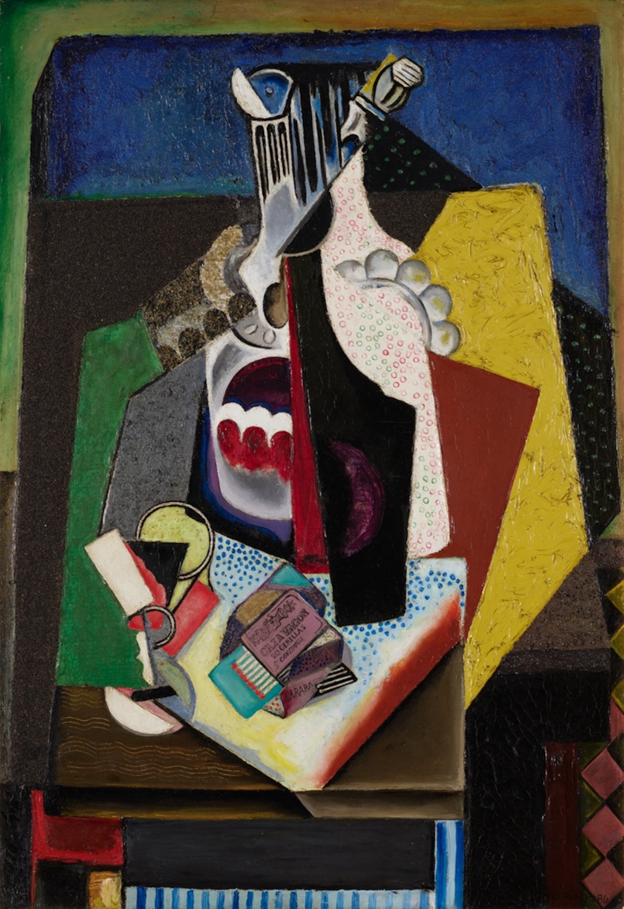 Natureza-Morta com uma Caixa de Fósforos by María Blanchard - 1918 - 74 x 50 cm Art Institute of Chicago