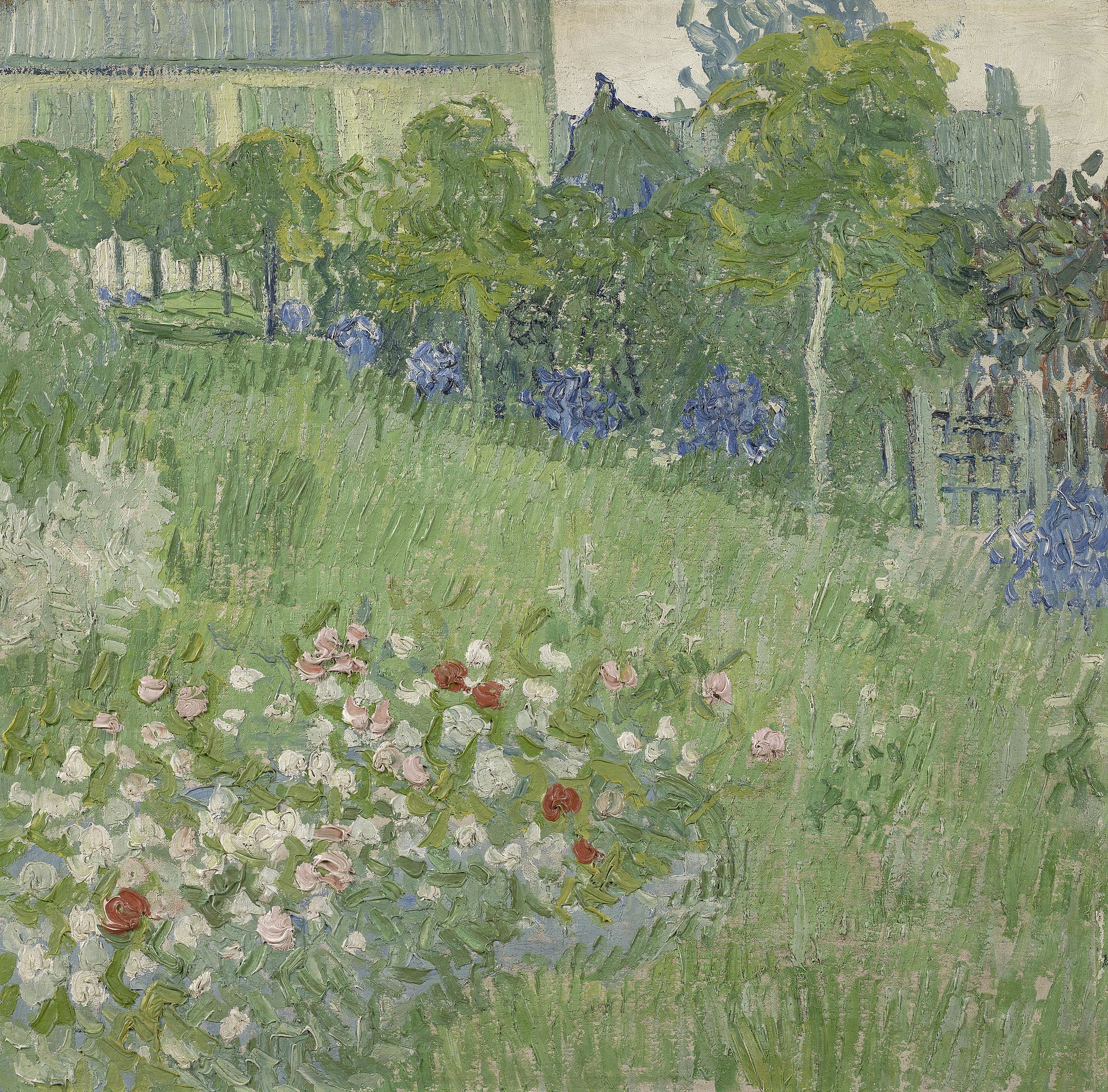 Il giardino di Daubigny by Vincent van Gogh - Giugno 1890 - 51 x 51,2 cm Van Gogh Museum