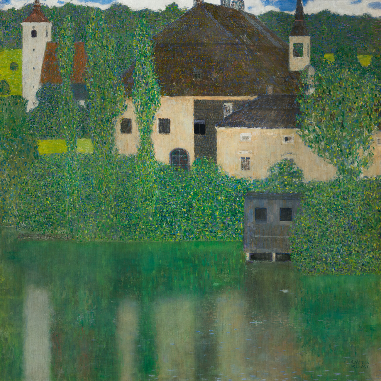 Водный замок by Gustav Klimt - Около 1908-09 - 110 x 100 см 