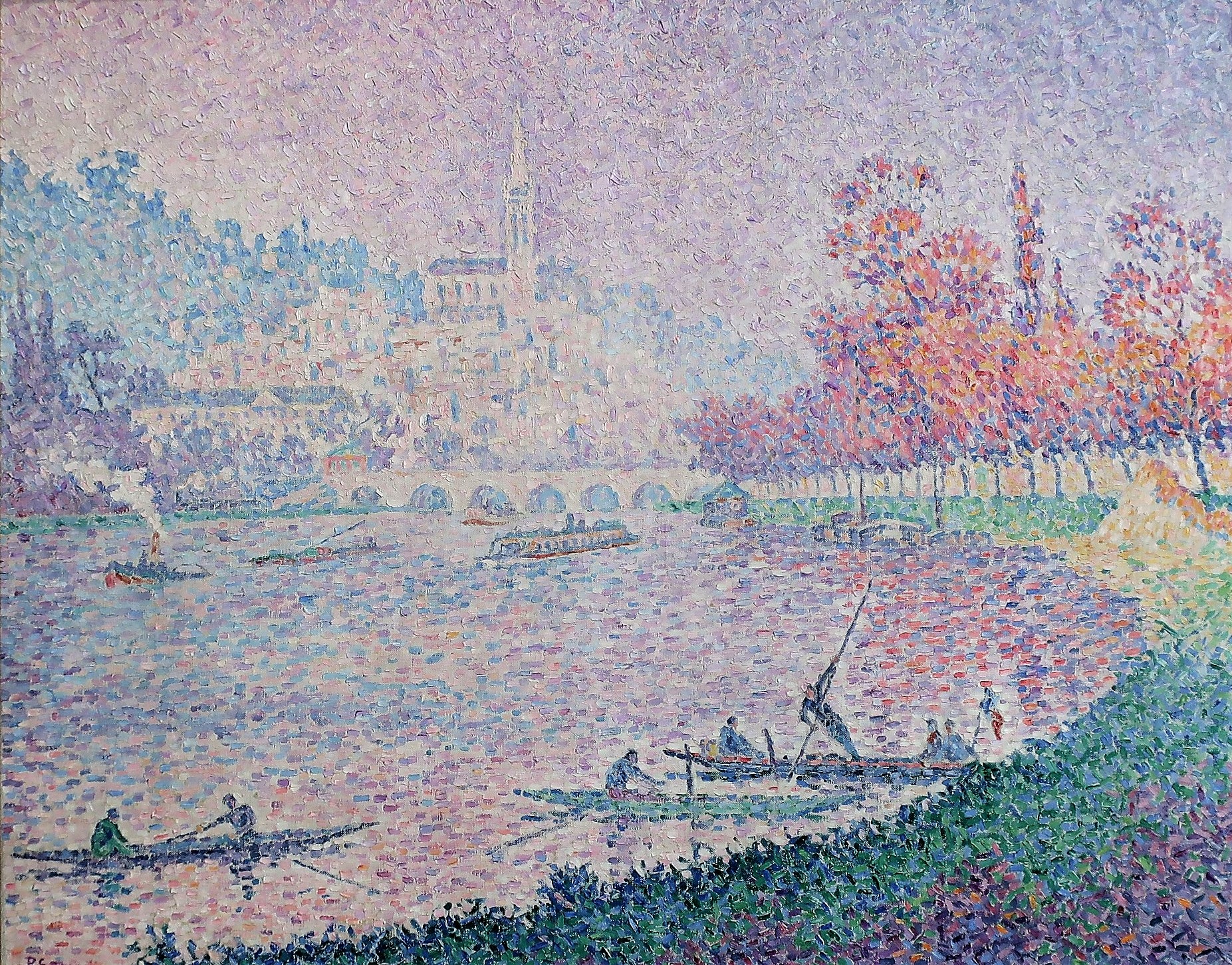 Saint-Cloud by Paul Signac - 1900 - 81,2 x 65 cm 