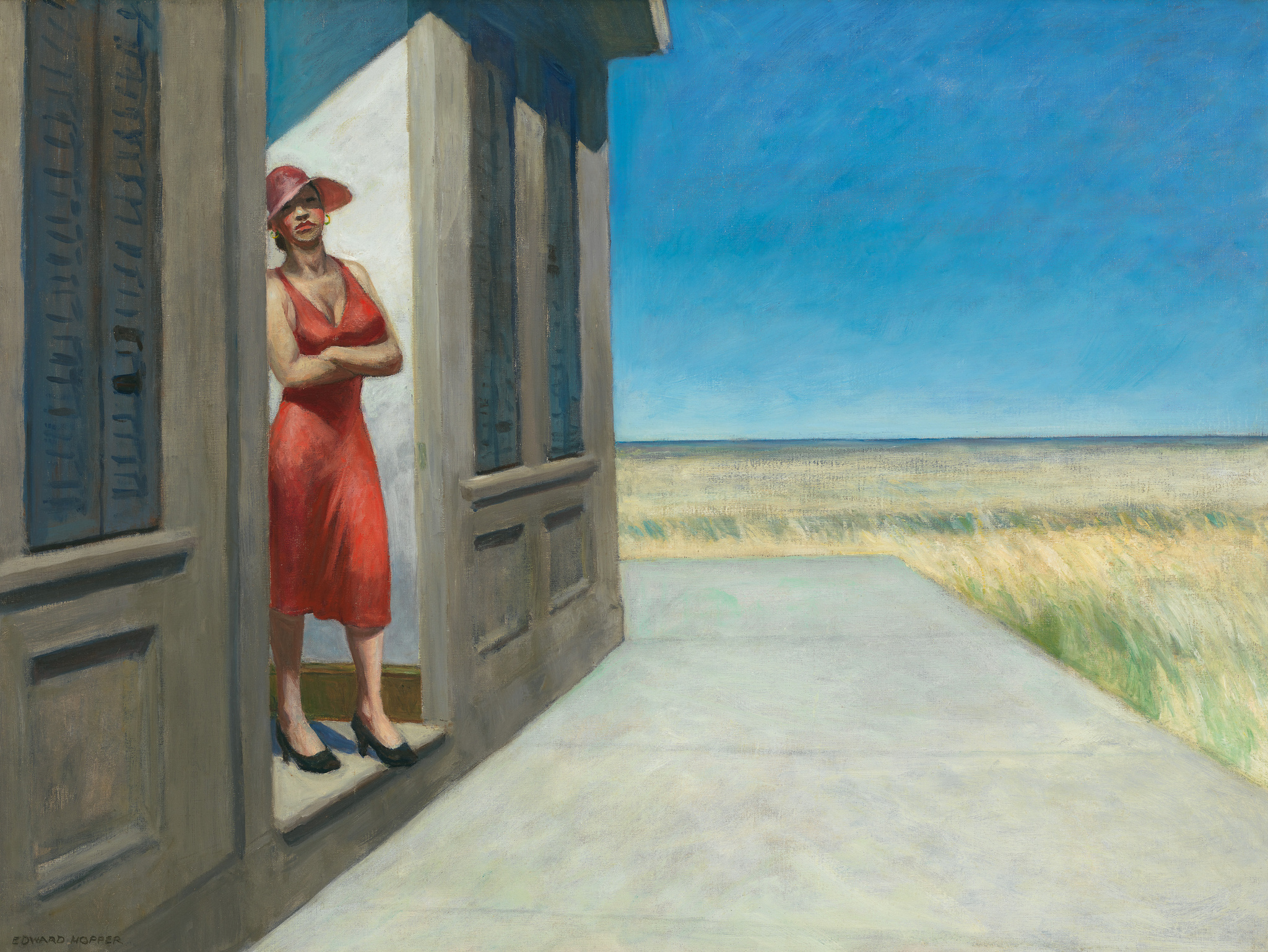 Dimineața în Carolina de Sud by Edward Hopper - 1955 - 77.2 × 102.2 cm 