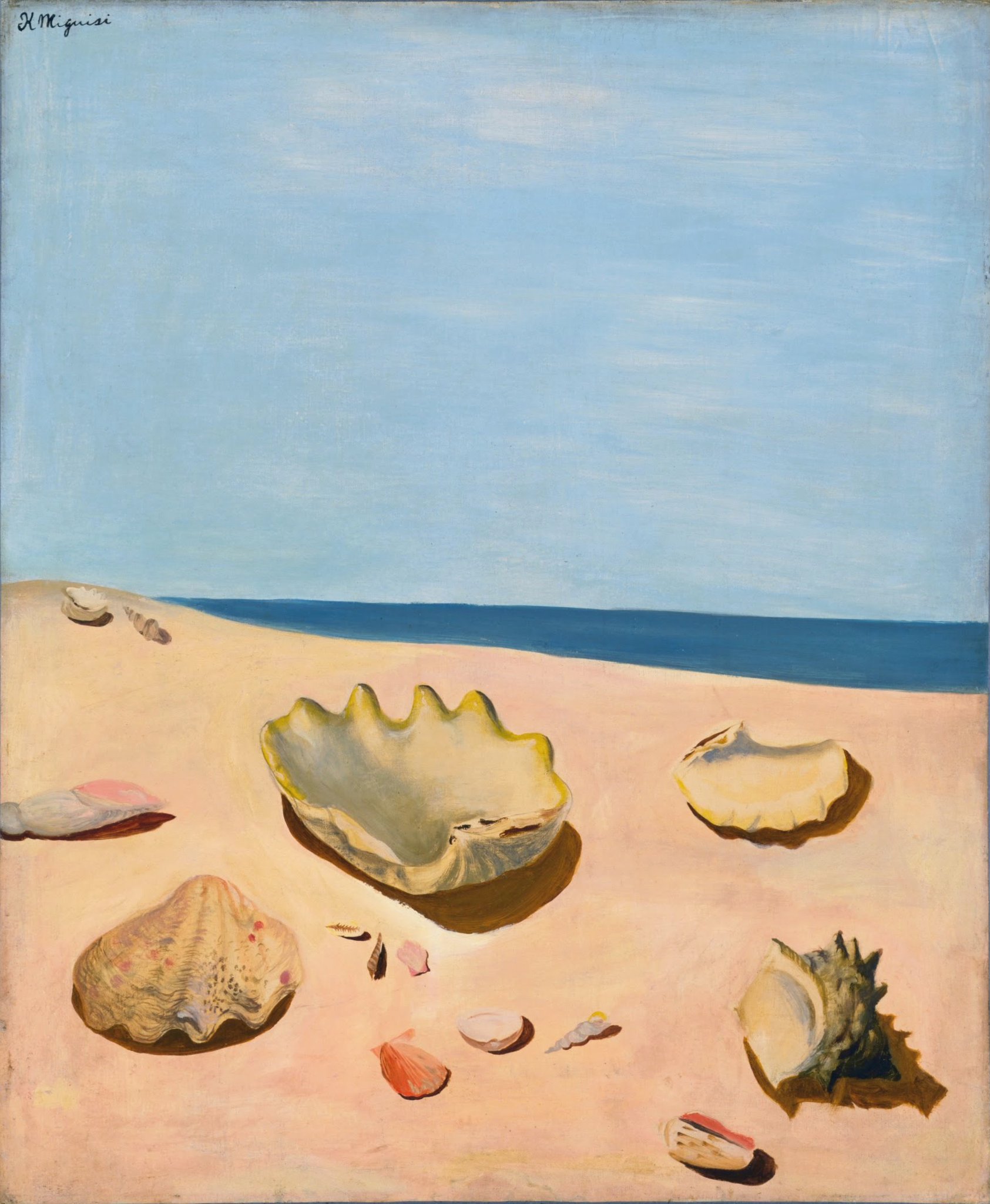 The Sea and Sunshine by Kotaro Migishi - 1934 - 72.8 × 60.5 cm Nagoya City Art Museum