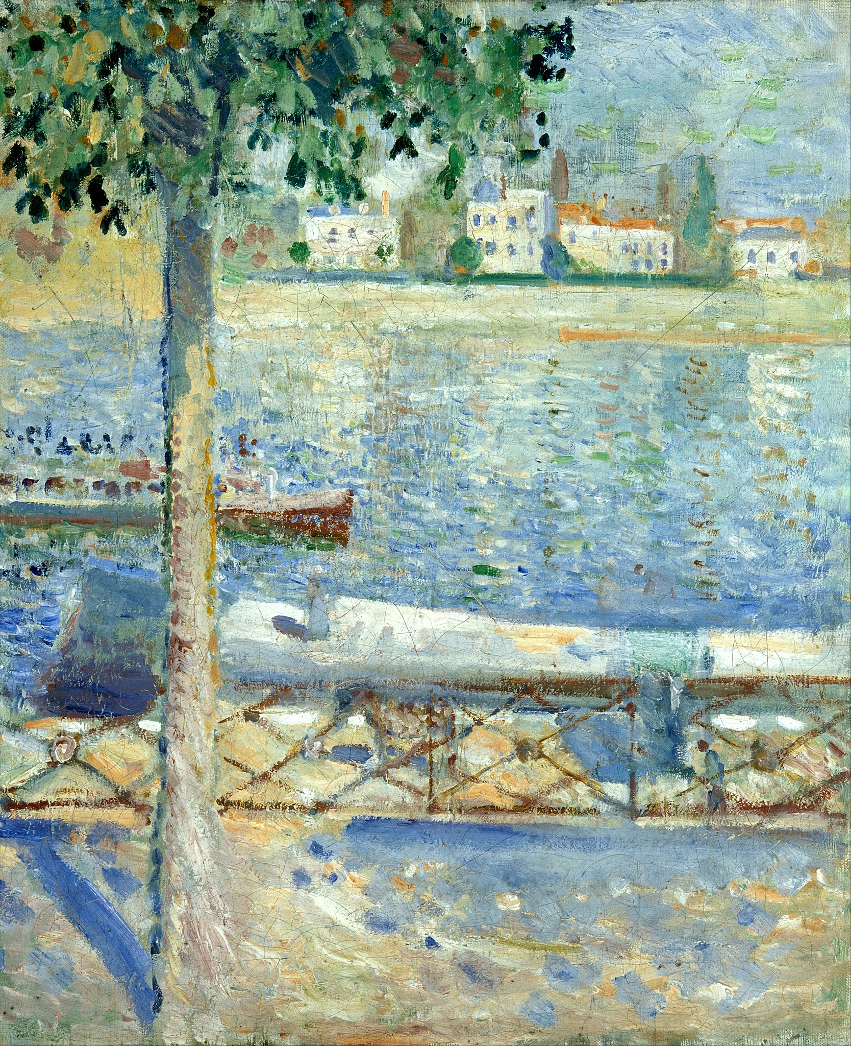 A Szajna Saint-Cloud-nál by Edvard Munch - 1890 - 38 x 46 cm 