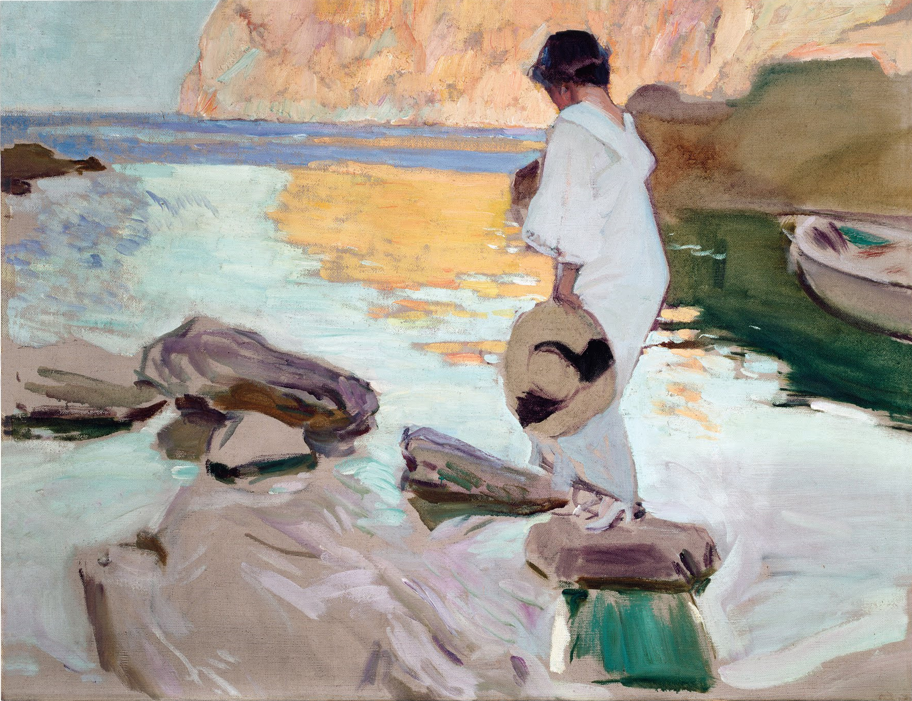 Клотільд у Кала де Сан Вісенте by Joaquín Sorolla - 1919 - 81 x 105 см 