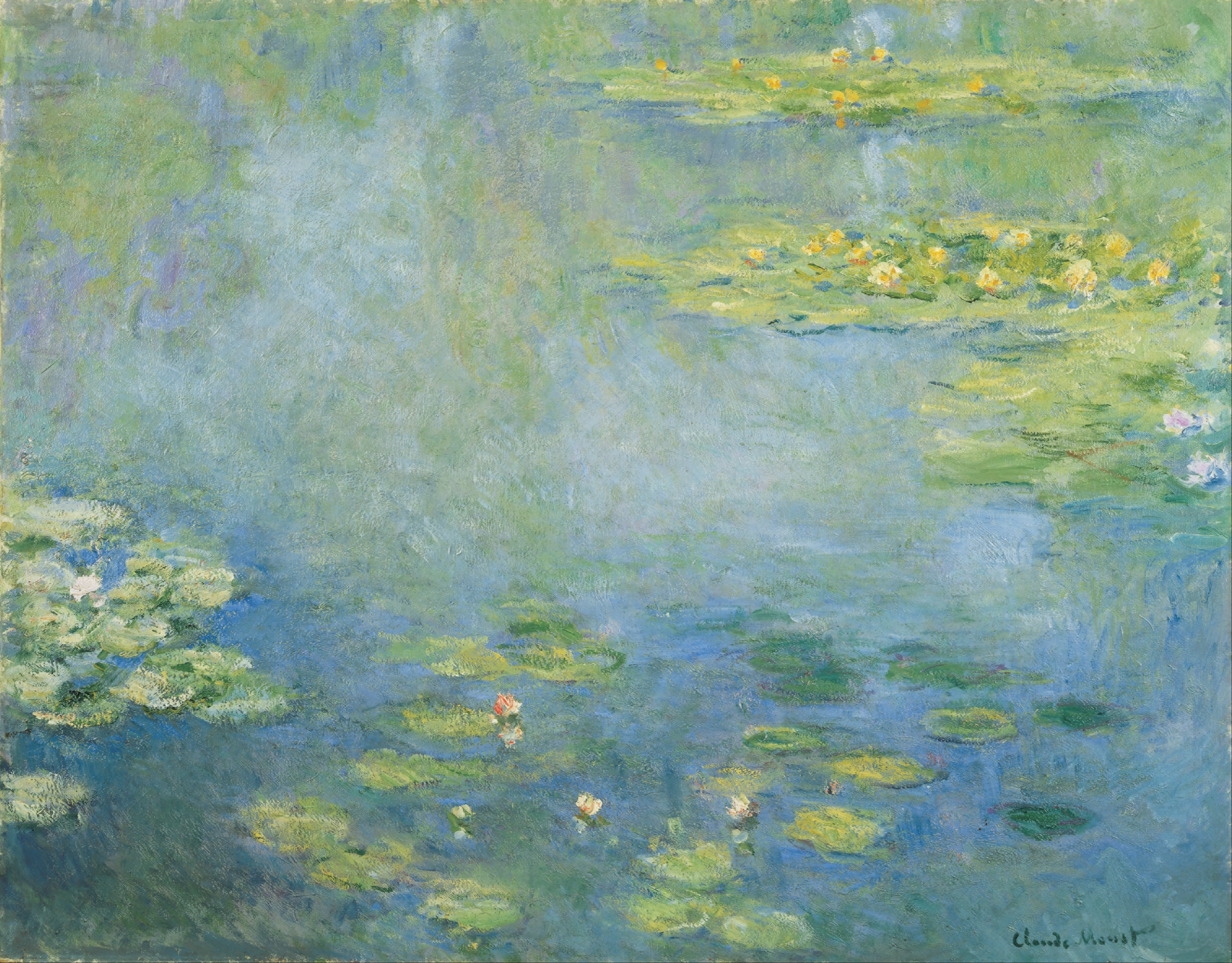 Vízililiomok by Claude Monet - 1906 körül - 73 x 92,5 cm 