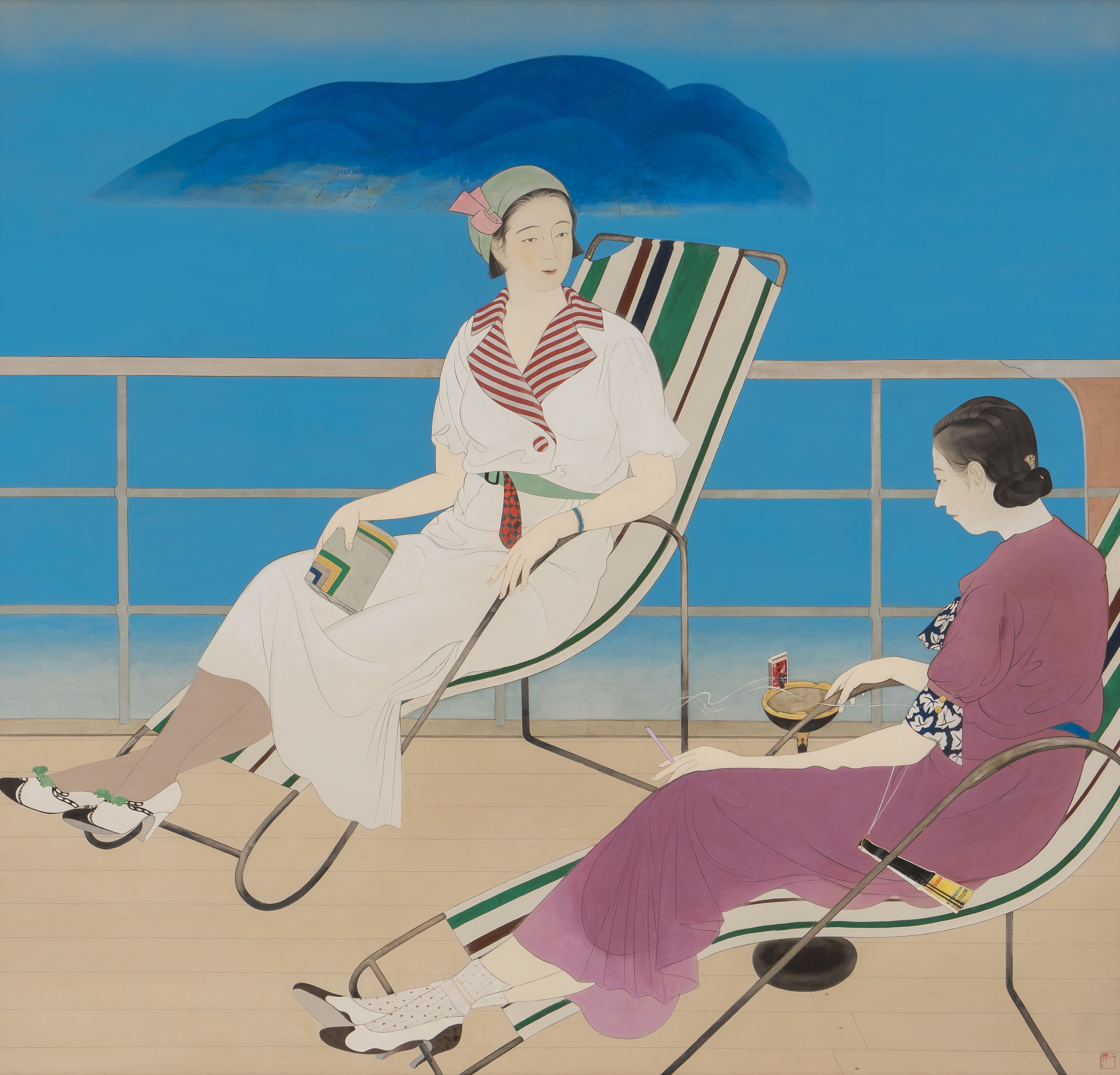 سكون الصباح by Matsumoto Ichiyō - 1933 - 159 × 167 سم 