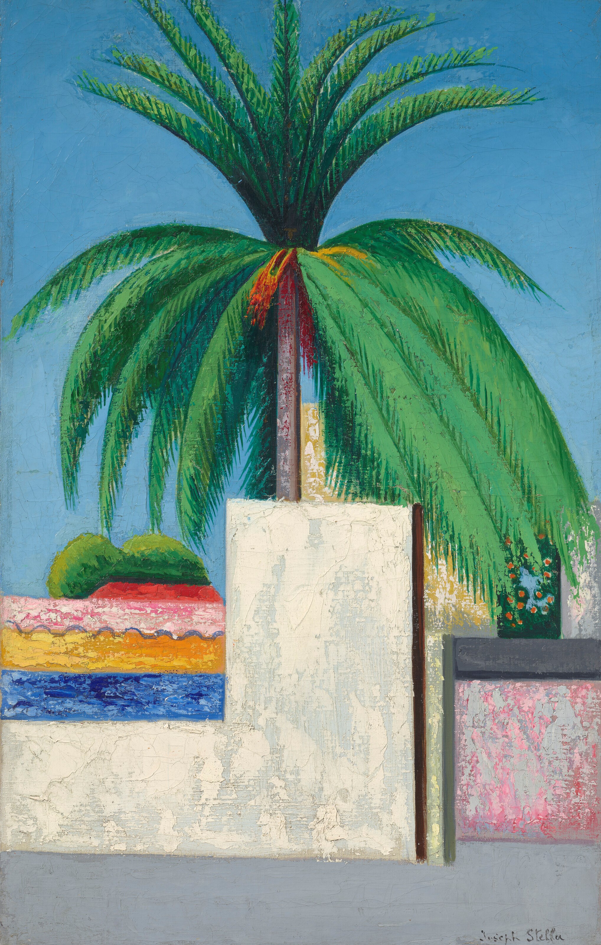 棕櫚樹 by Joseph Stella - 約 1930 年 - 60.3 x 38.7 釐米 