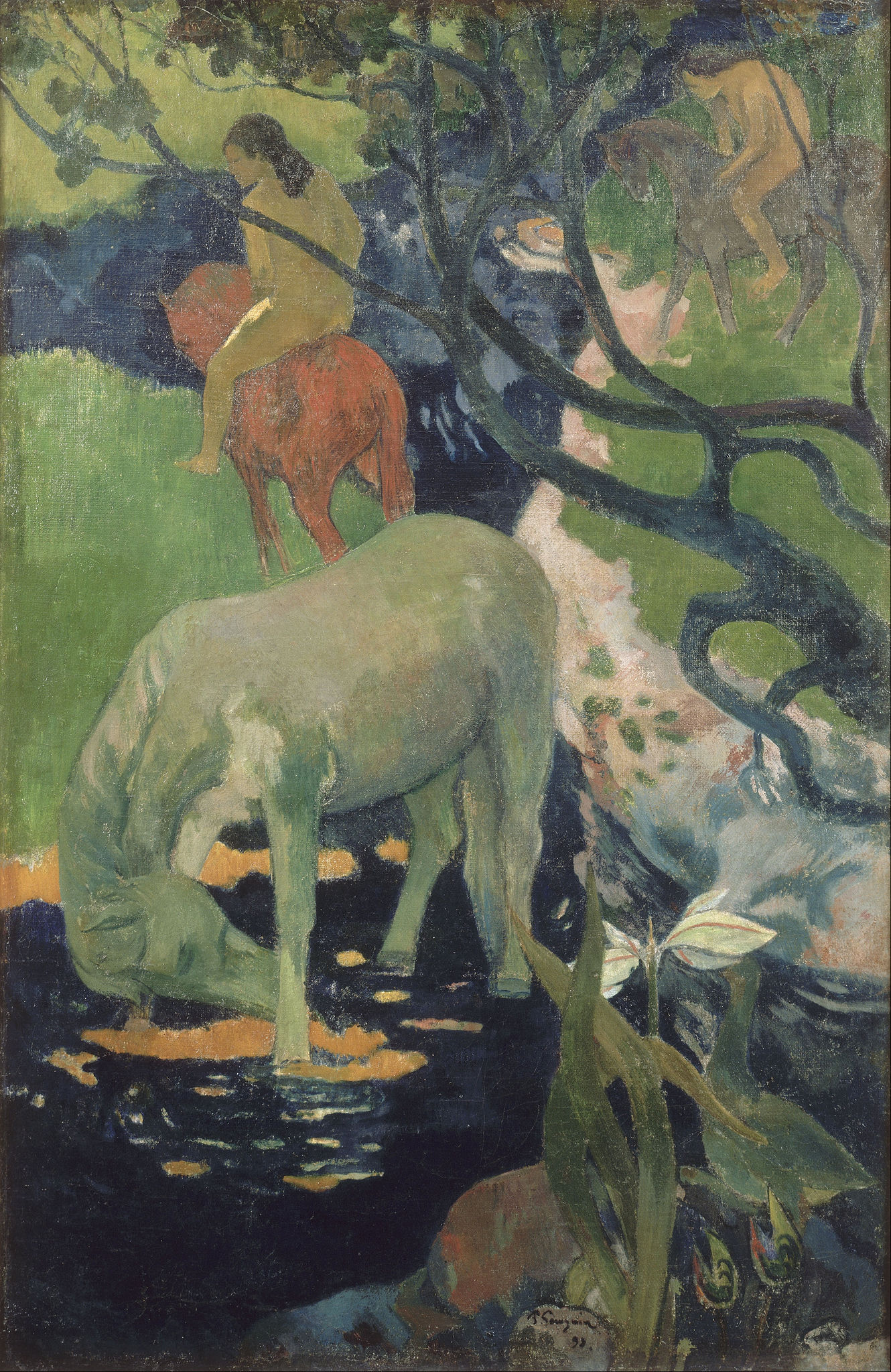 Calul alb by Paul Gauguin - 1898 - 140.5 x 92 cm 