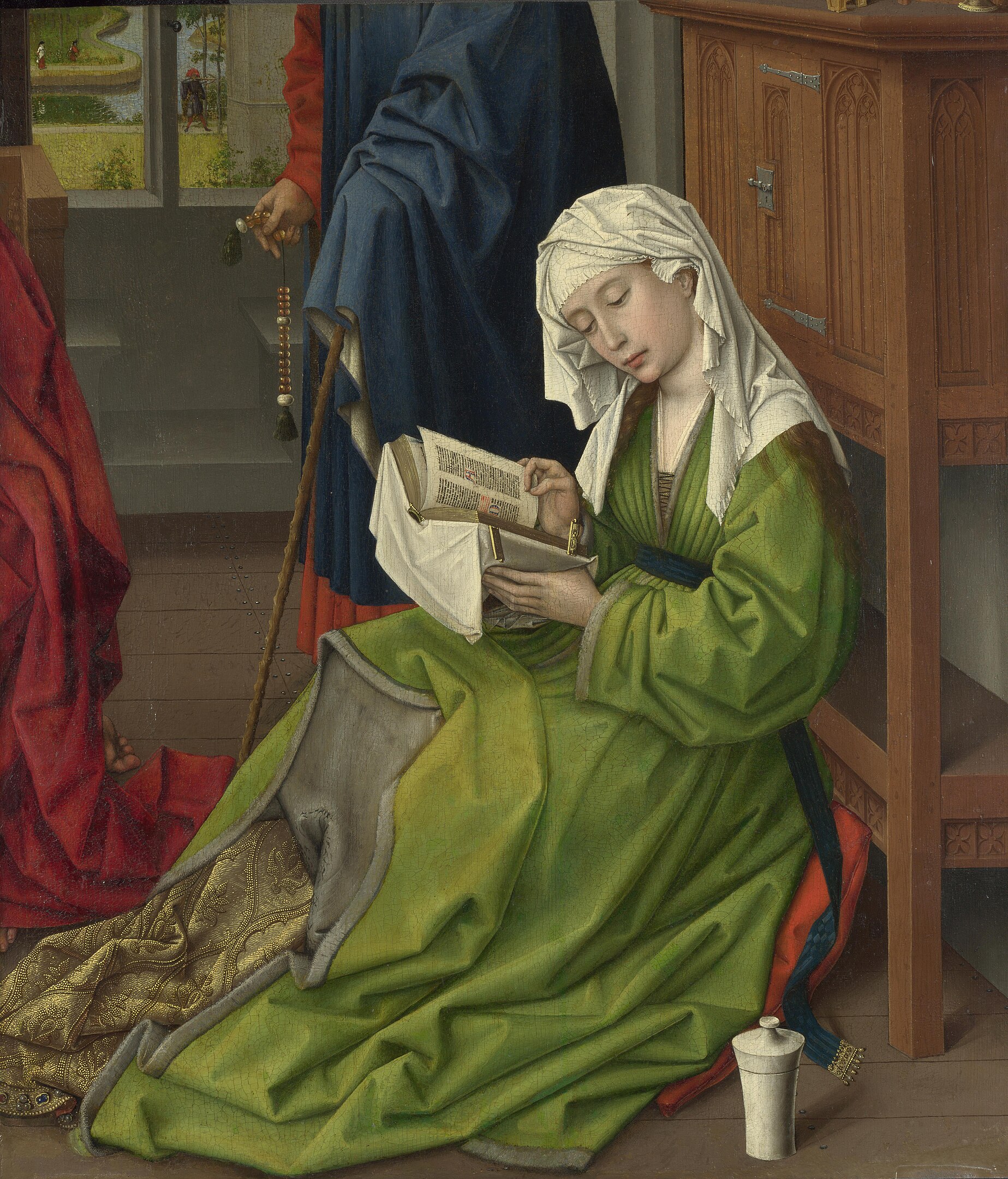 Magdalenas läsning by Rogier van der Weyden - före 1438 - 62,2 x 54,4 cm 