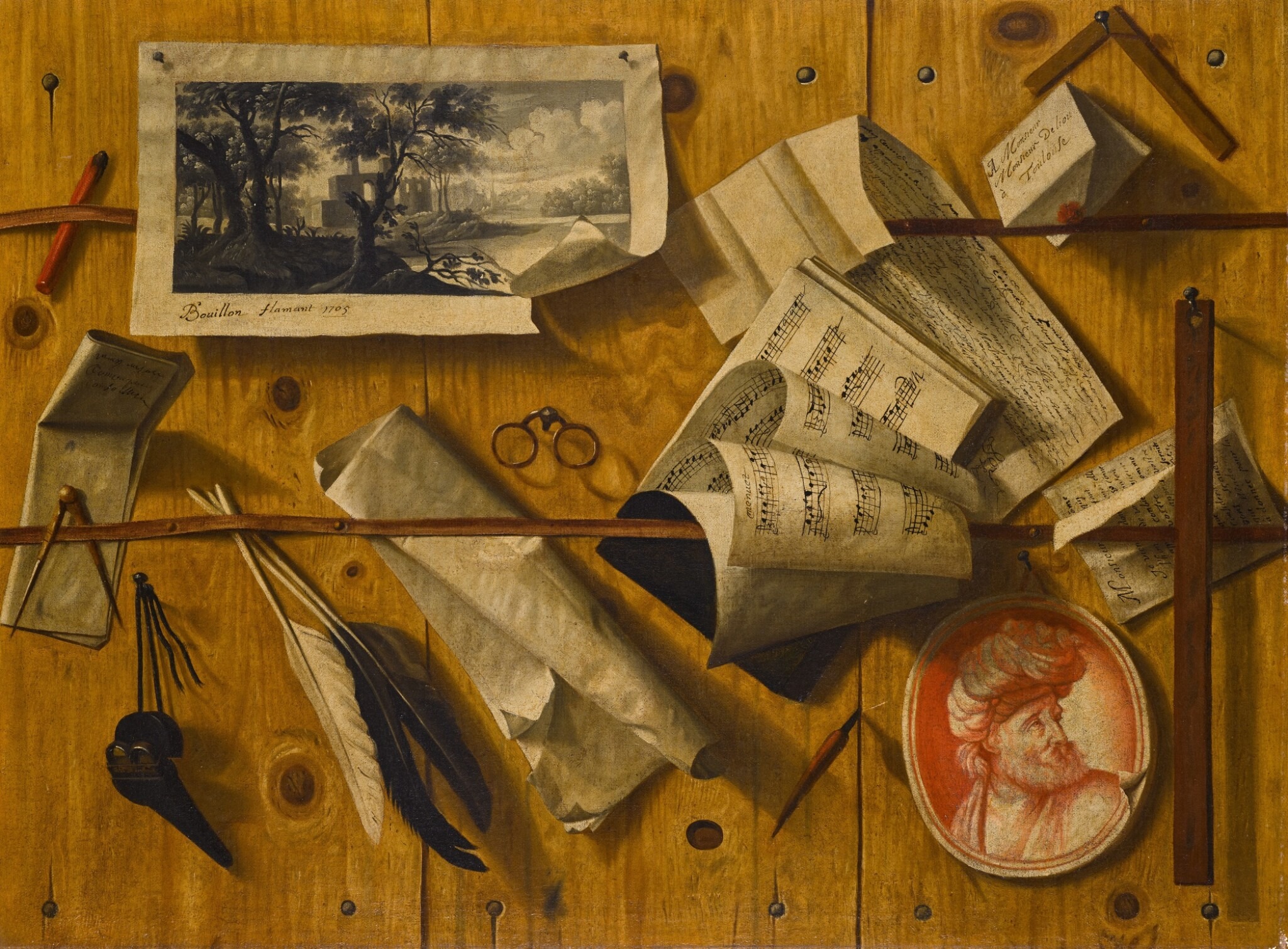 Charles Bouillon Flammant - active Paris 1705 - 1707
