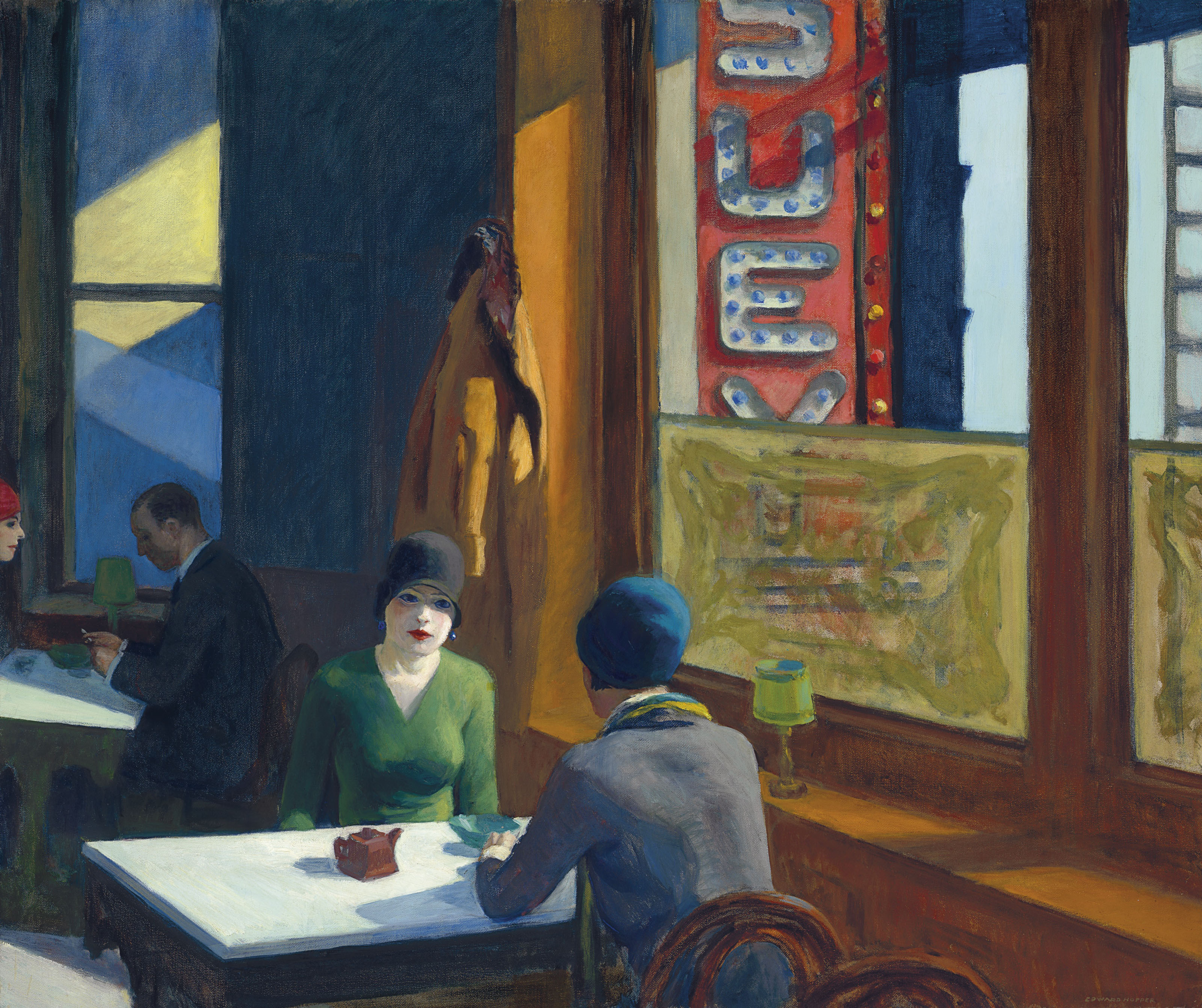 Chop suey by Edward Hopper - 1929 - 81,3 x 96,5 cm 