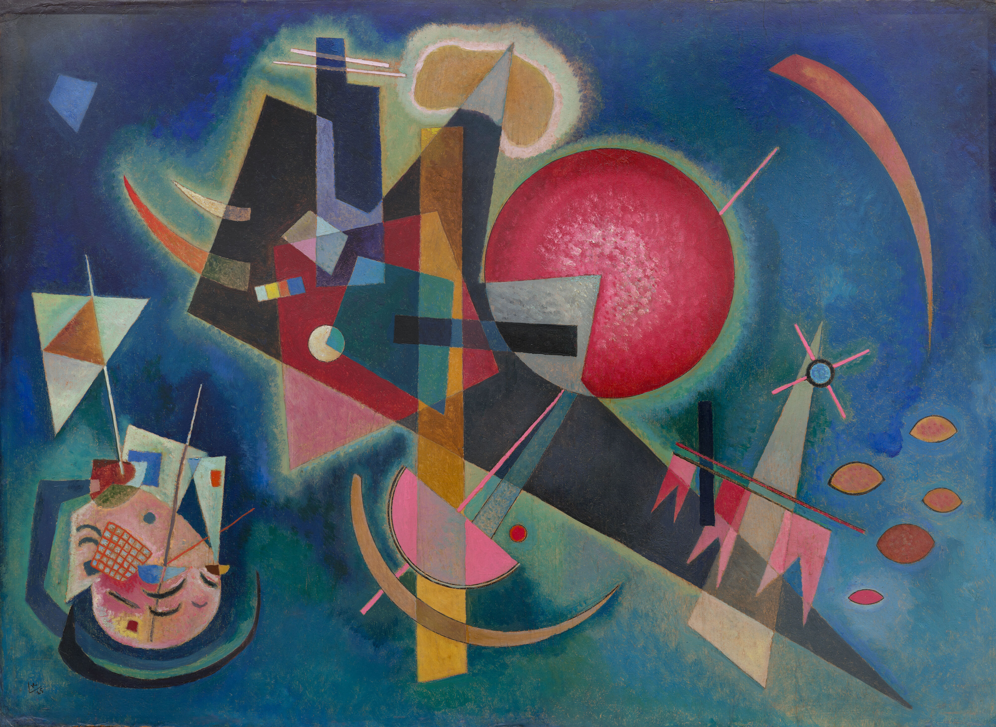 Em Azul by Wassily Kandinsky - 1925 - 80 x 110 cm 