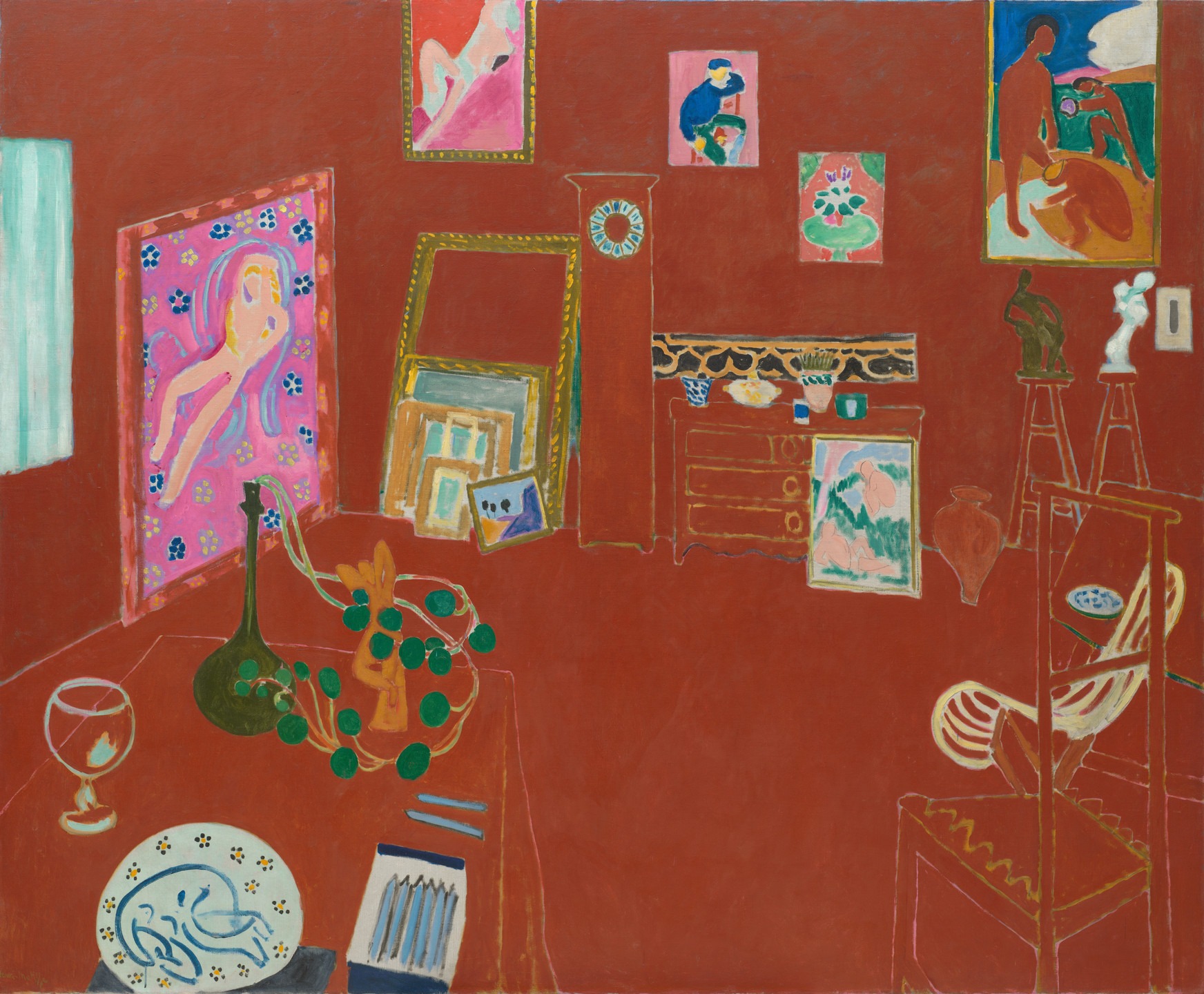 Червона майстерня by Henri Matisse - 1911 - 181 x 219.1 см 