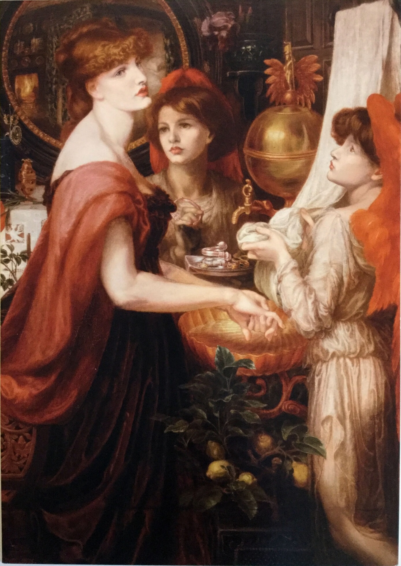 Güzel El by Dante Gabriel Rossetti - 1875 - 157.5 × 116.8 cm Delaware Sanat Müzesi