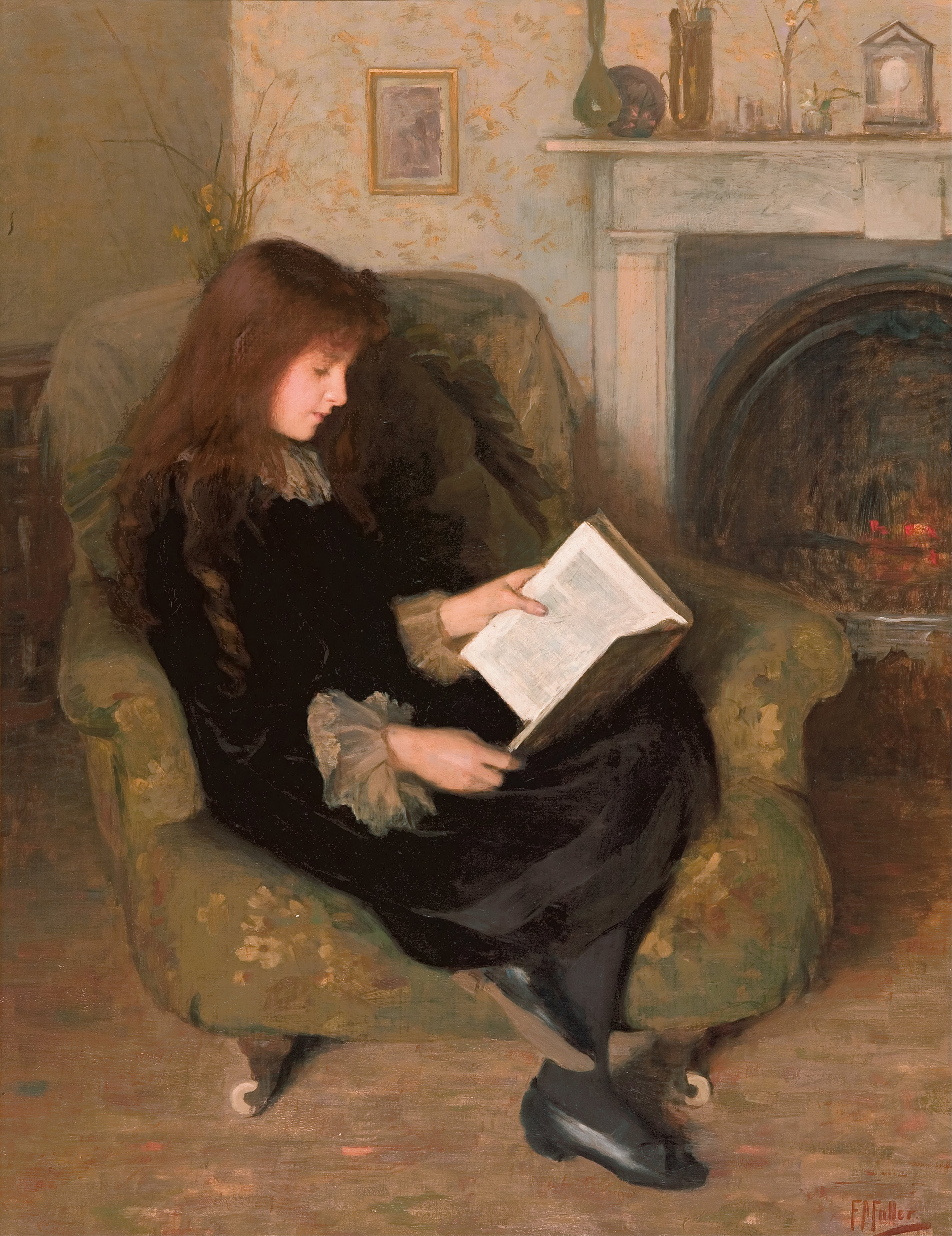Inseparabilii by Florence Fuller - Cca. 1900 - 90 x 68,5 cm 
