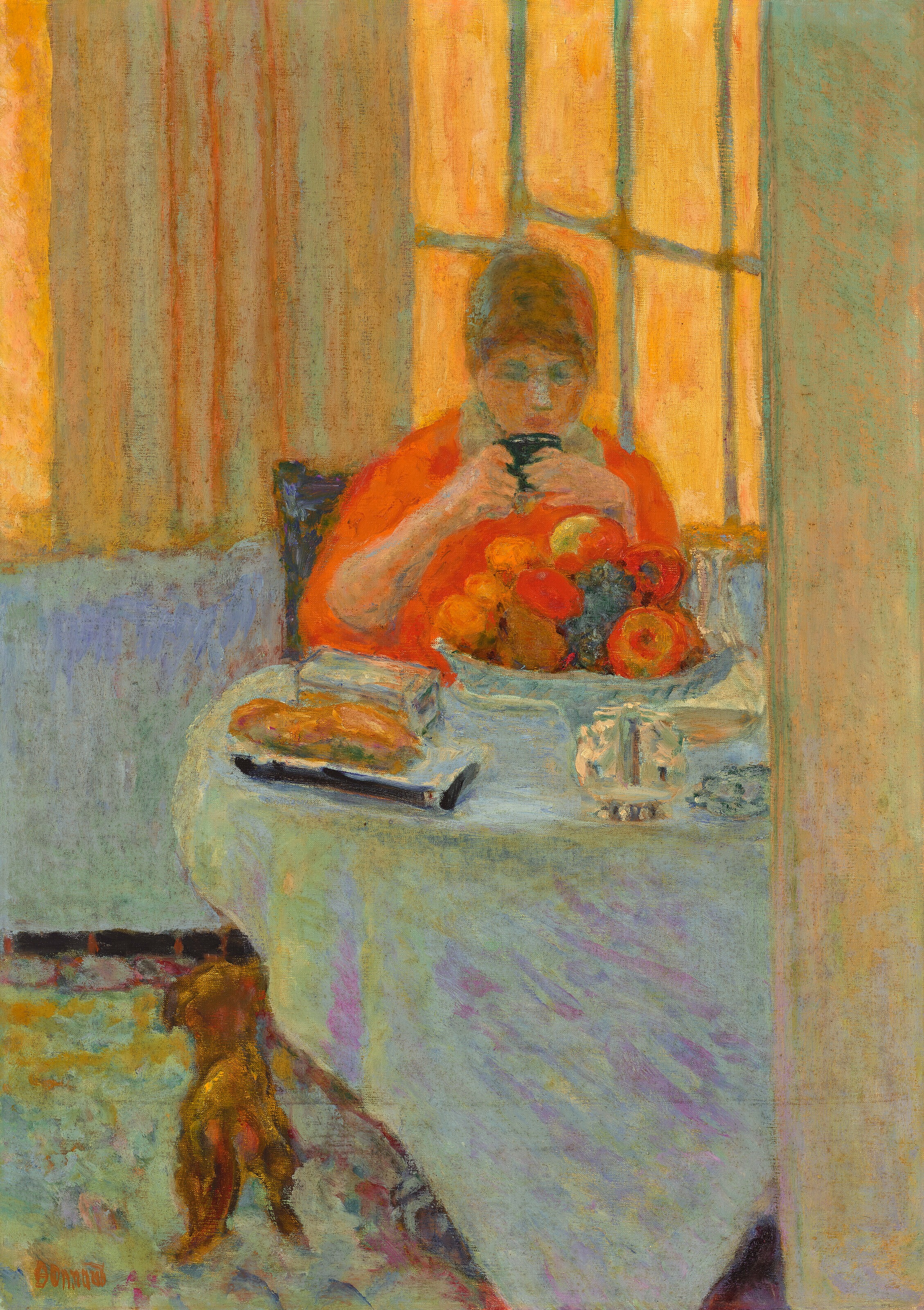 Невеликий сніданок by Pierre Bonnard - 1917 - 63.5 x 45.7 см 