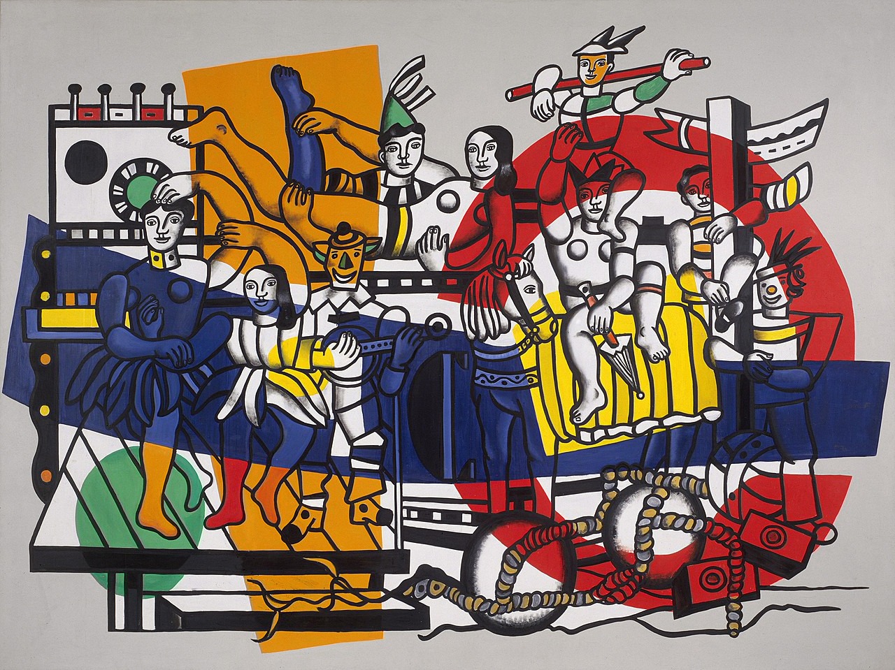 The Great Parade by Fernand Léger - 1954 - 299.1 x 400.1 cm Solomon R. Guggenheim Museum