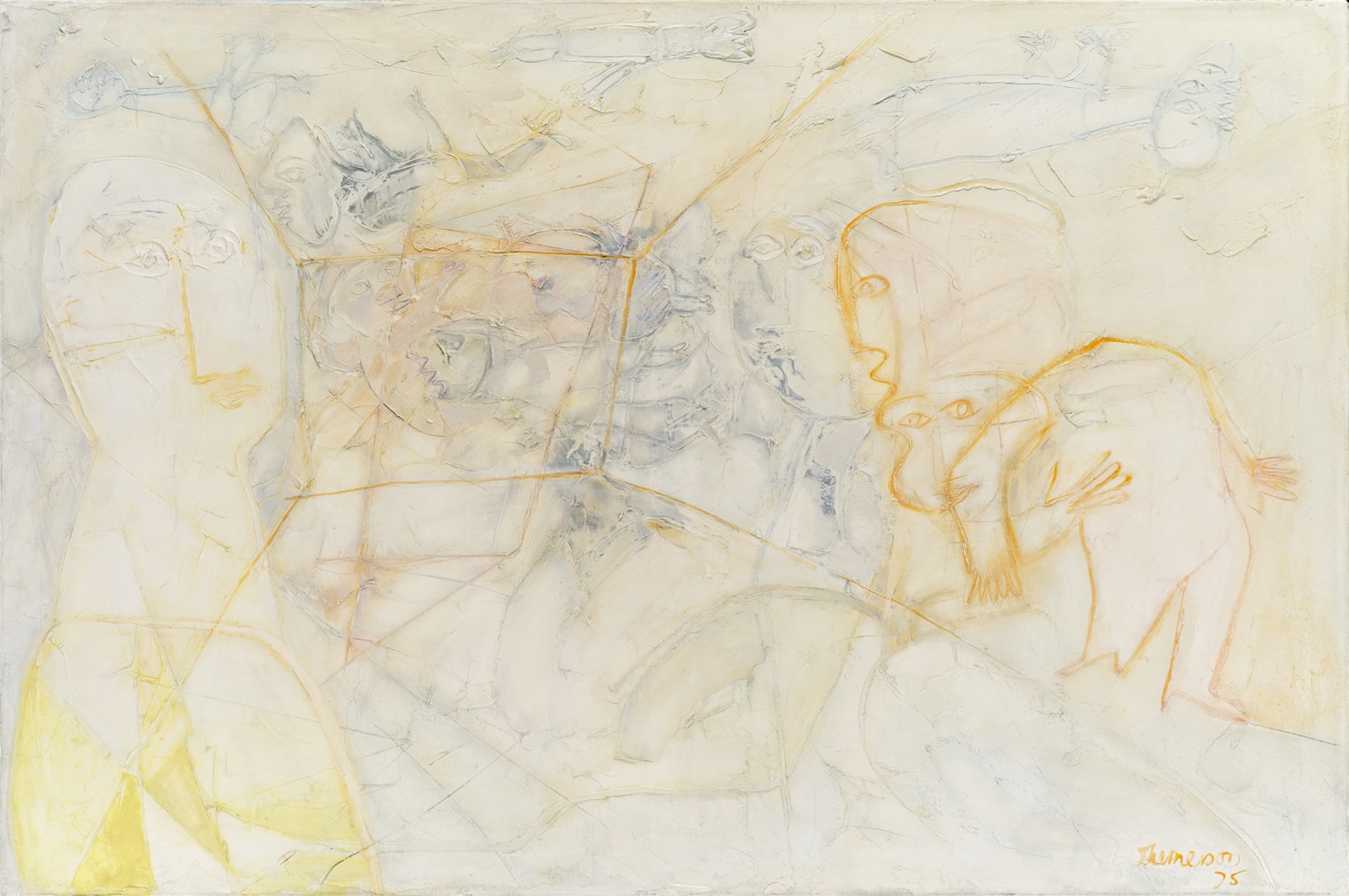 全てはとらえ方次第 by Franciszka Themerson - 1975年頃 - 100 × 150 cm 