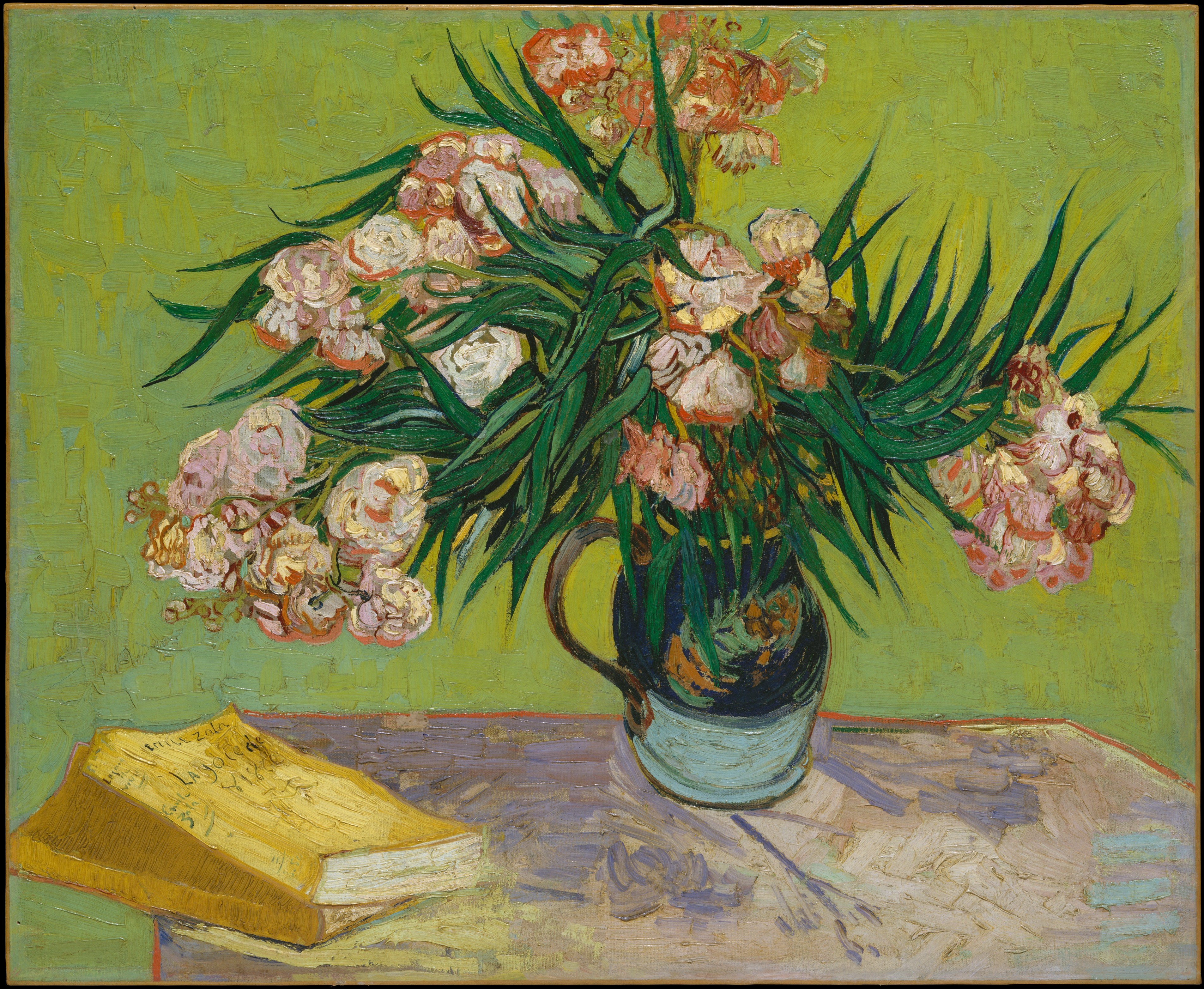 협죽도 (Oleanders) by 빈센트 반 고흐 - 1888 - 60.3 x 73.7 cm 