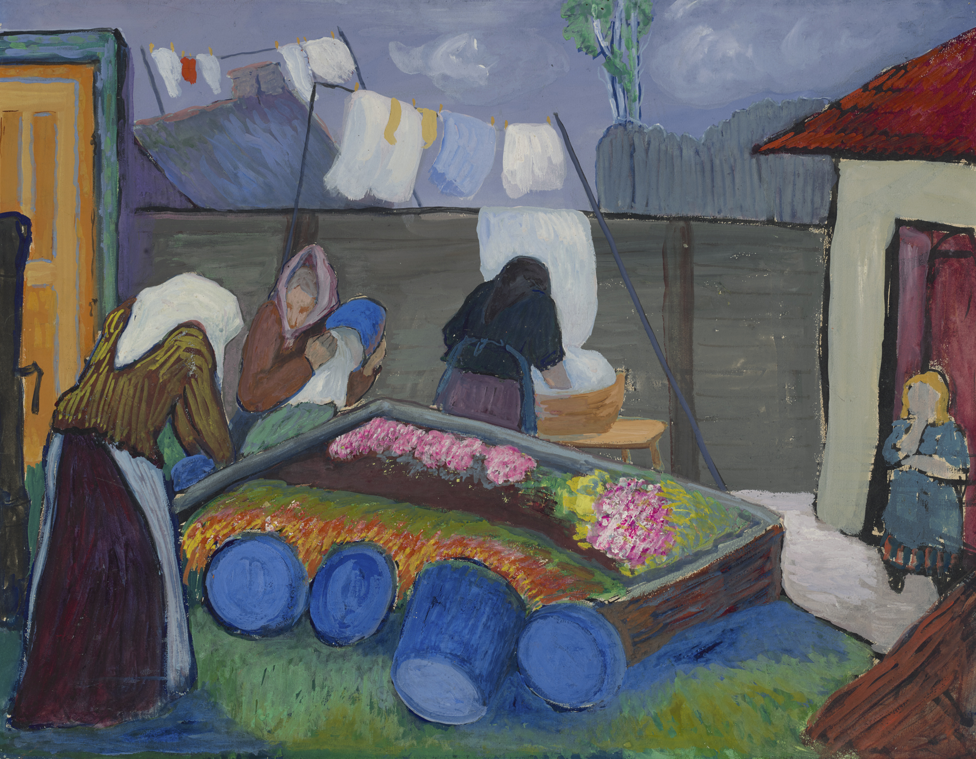 Πλύστρες by Marianne von Werefkin - c. 1909 - 50,5 x 64,6 εκ. 