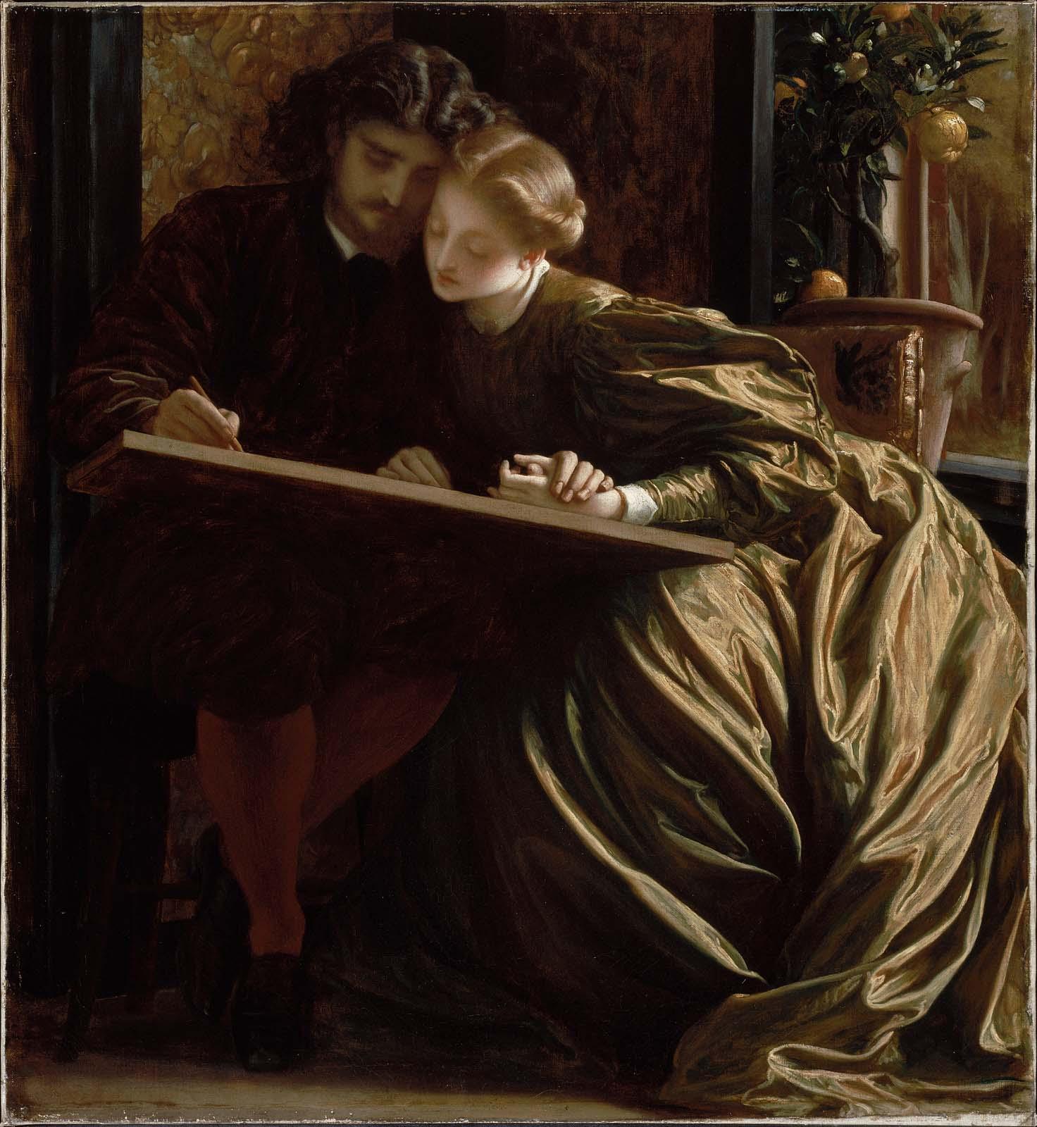 Ressamın Balayı by Frederic Leighton - 1864 - 83,8 × 76,8 cm Boston Güzel Sanatlar Müzesi