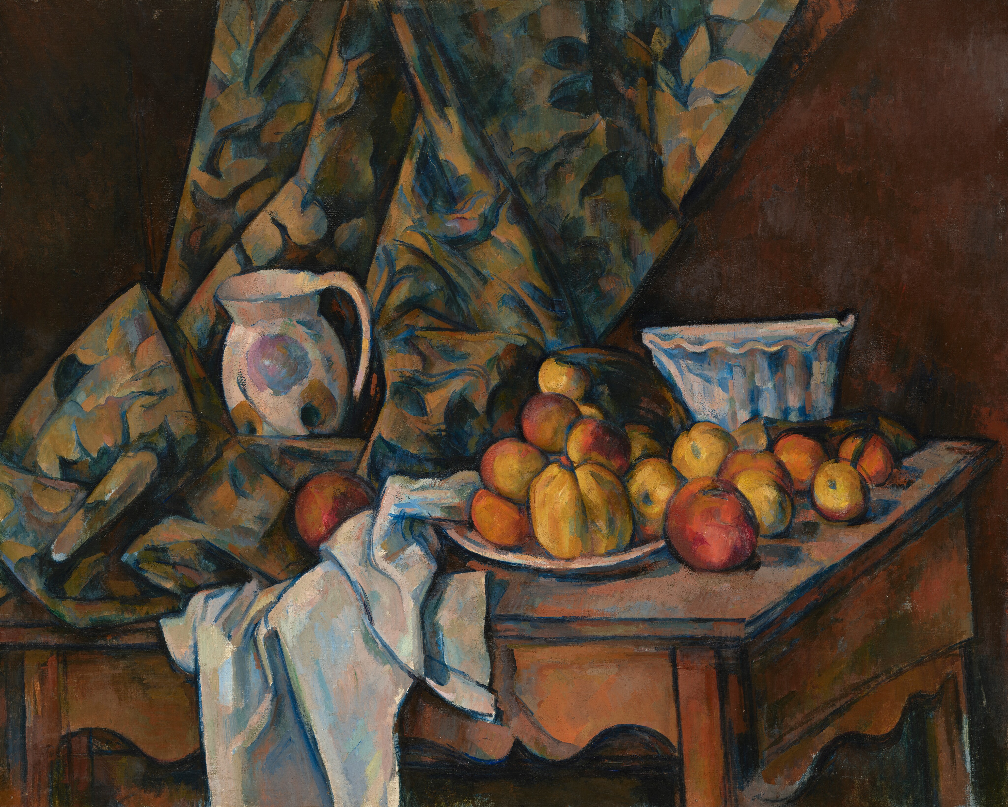 Natura morta con mele e pesche by Paul Cézanne - 1905 circa - 81 x 100,5 cm 