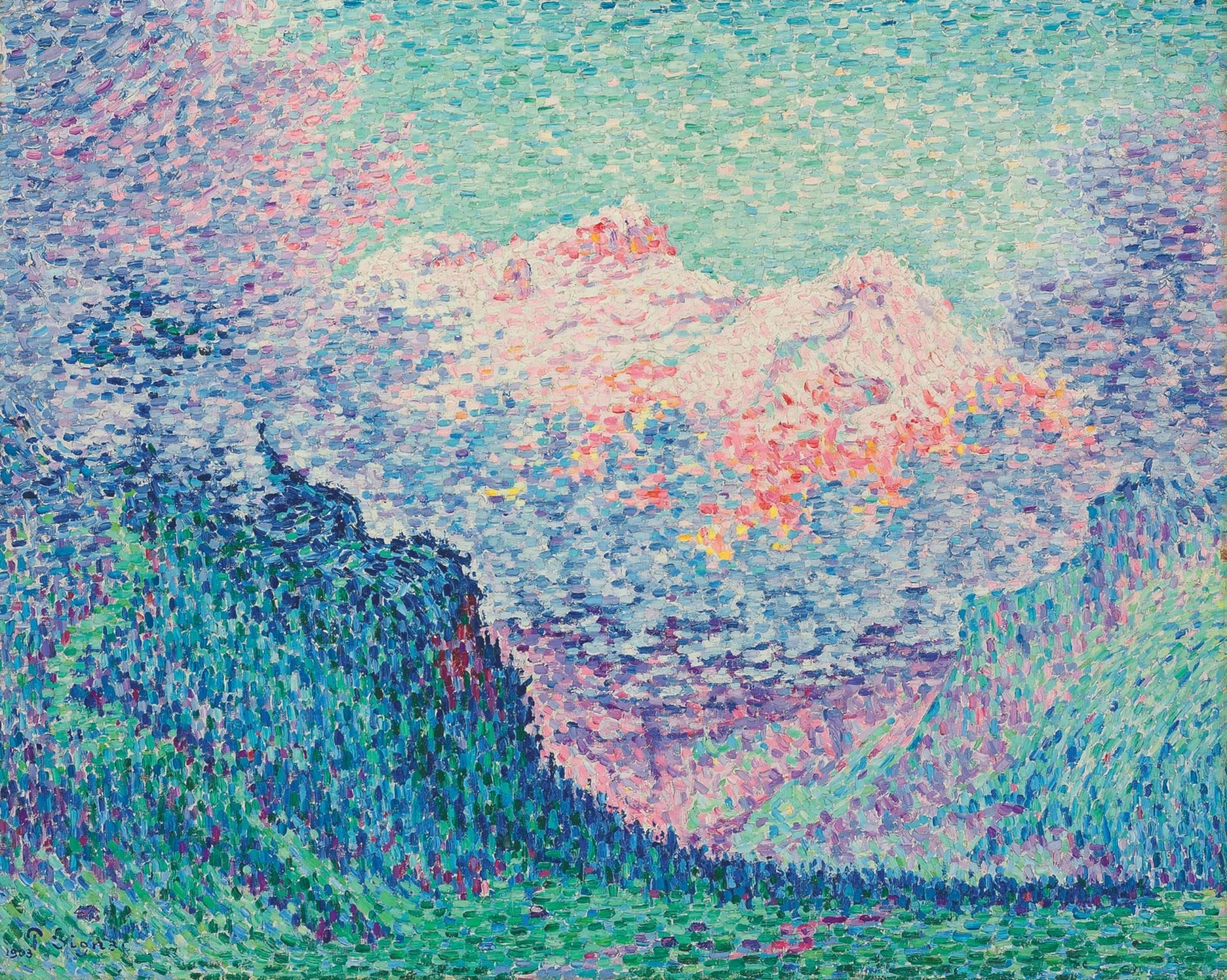 Les Diablerets (Oldenhorn i Bécabesson) by Paul Signac - 1903 - 65 x 81 cm 