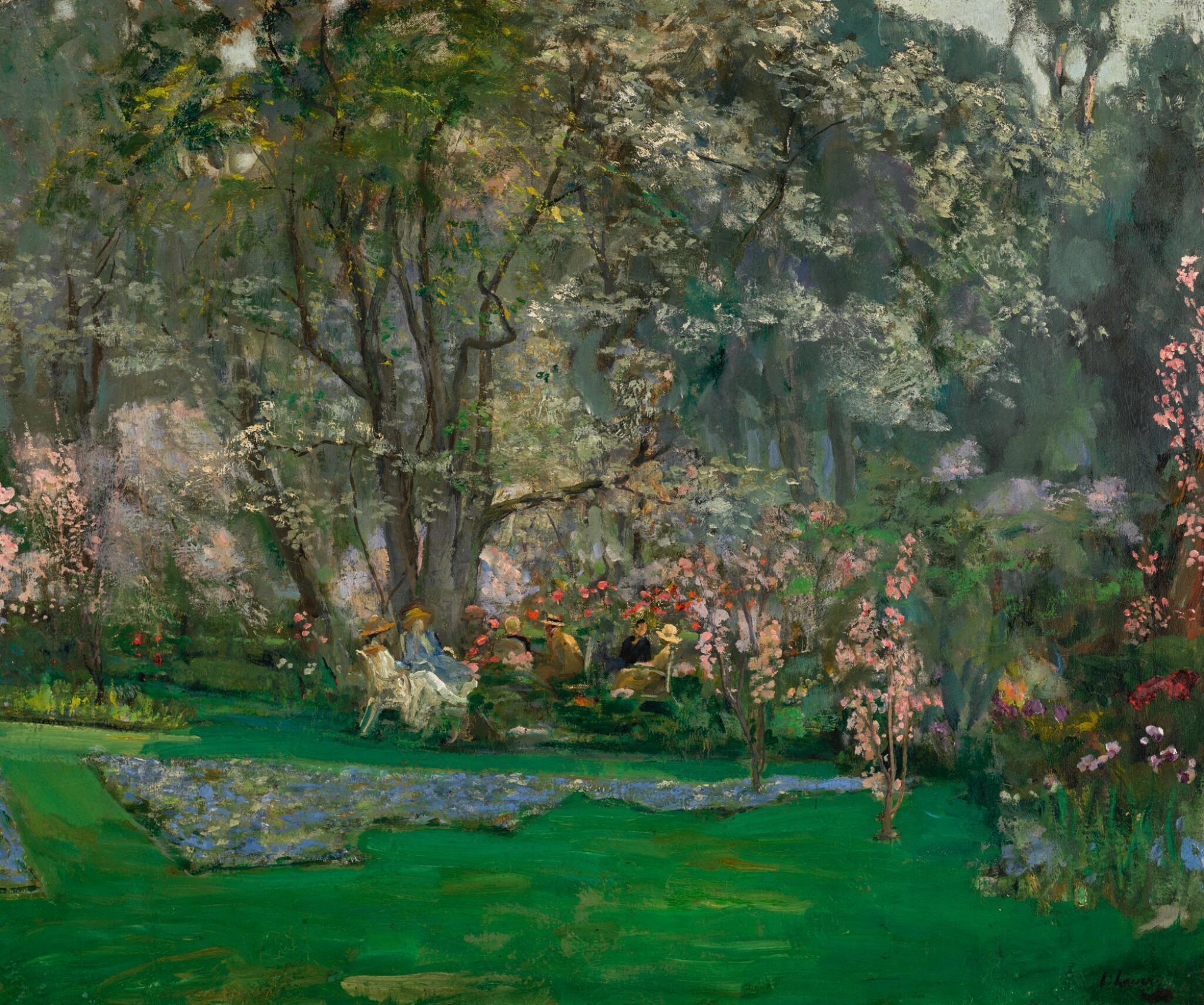 Spring in a Riviera Garden by John Lavery - 1921 - 63.5 x 76 cm private collection