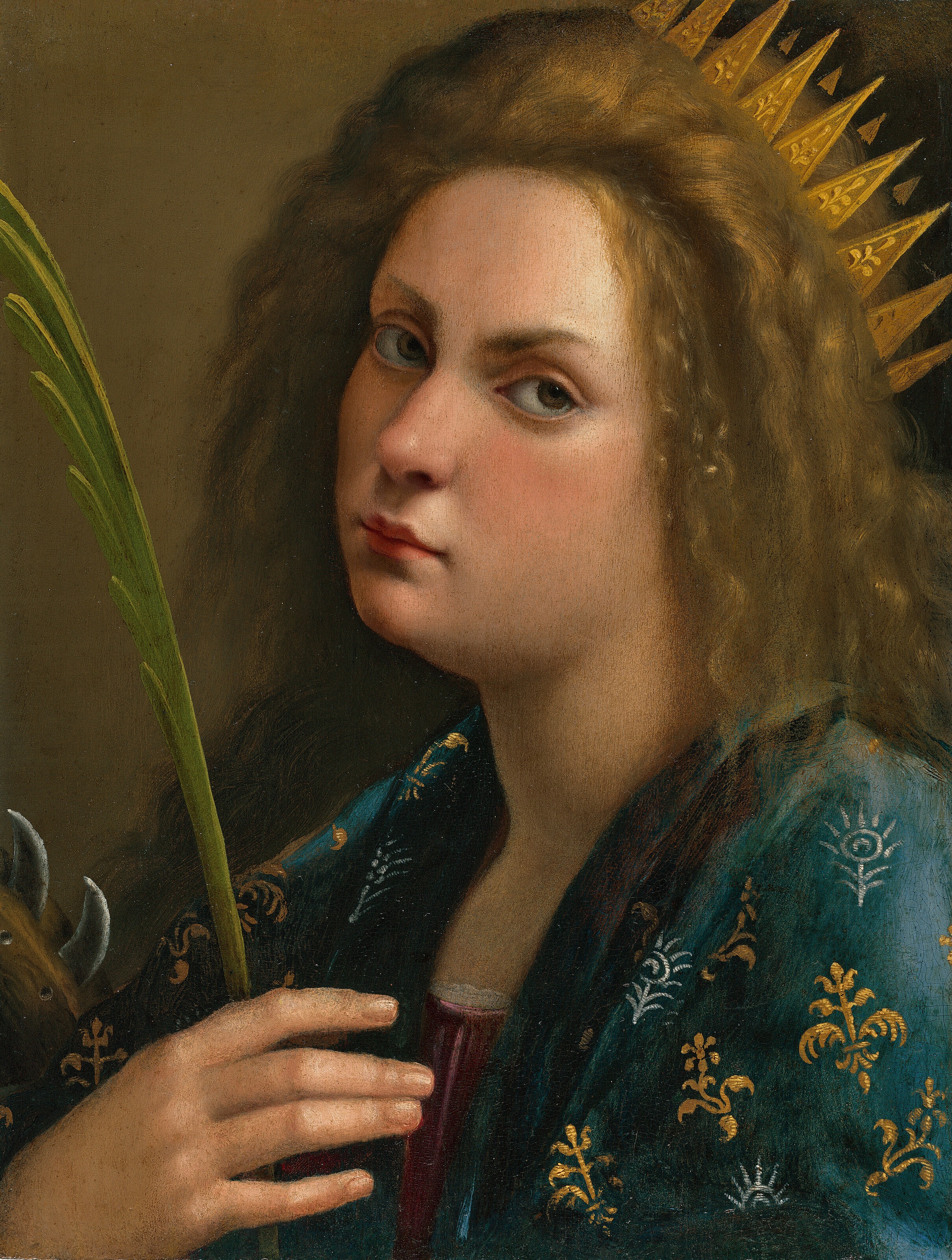 Аутопортрет као Света Катарина Александријска by Artemisia Gentileschi - око 1613. - 32.3 x 24.6 cm 