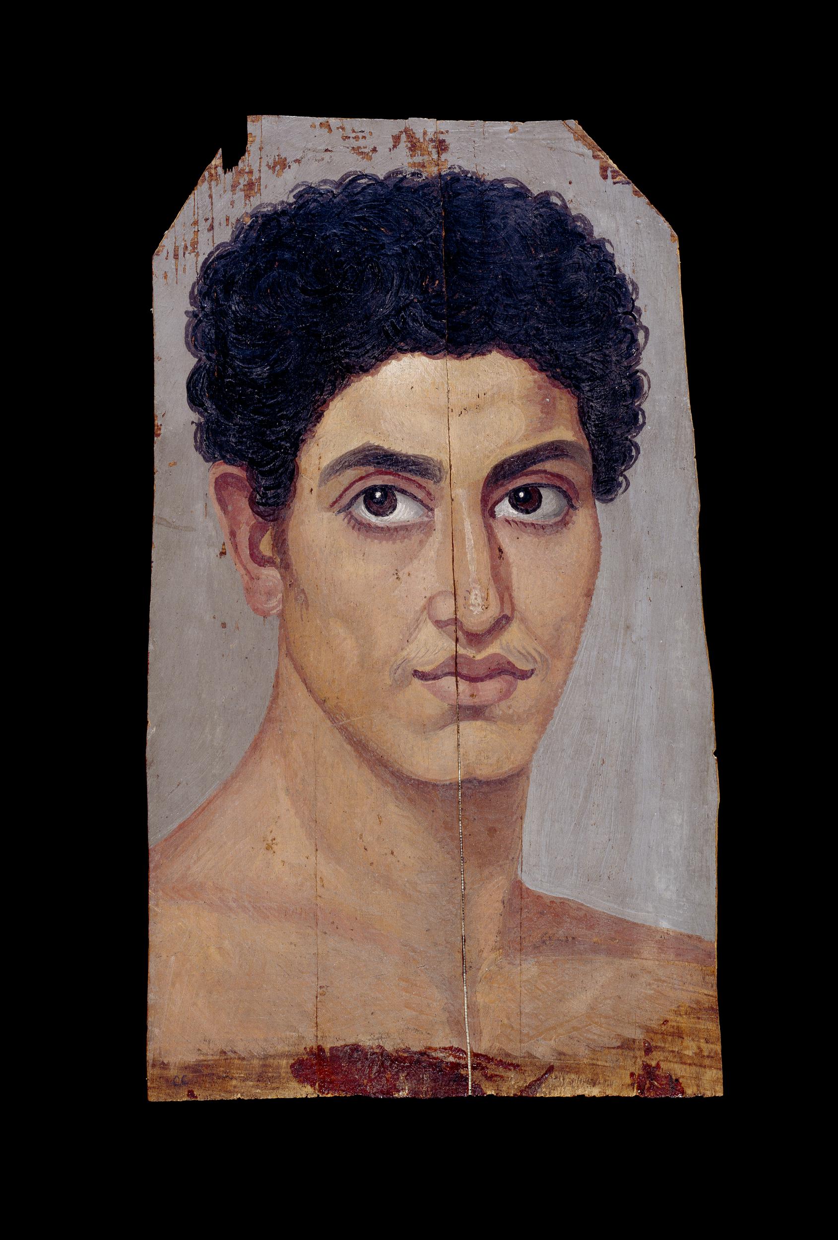 미라 초상화 (Mummy Portrait) by Unknown Artist - 80-120 - 35.8 x 20.75 cm 